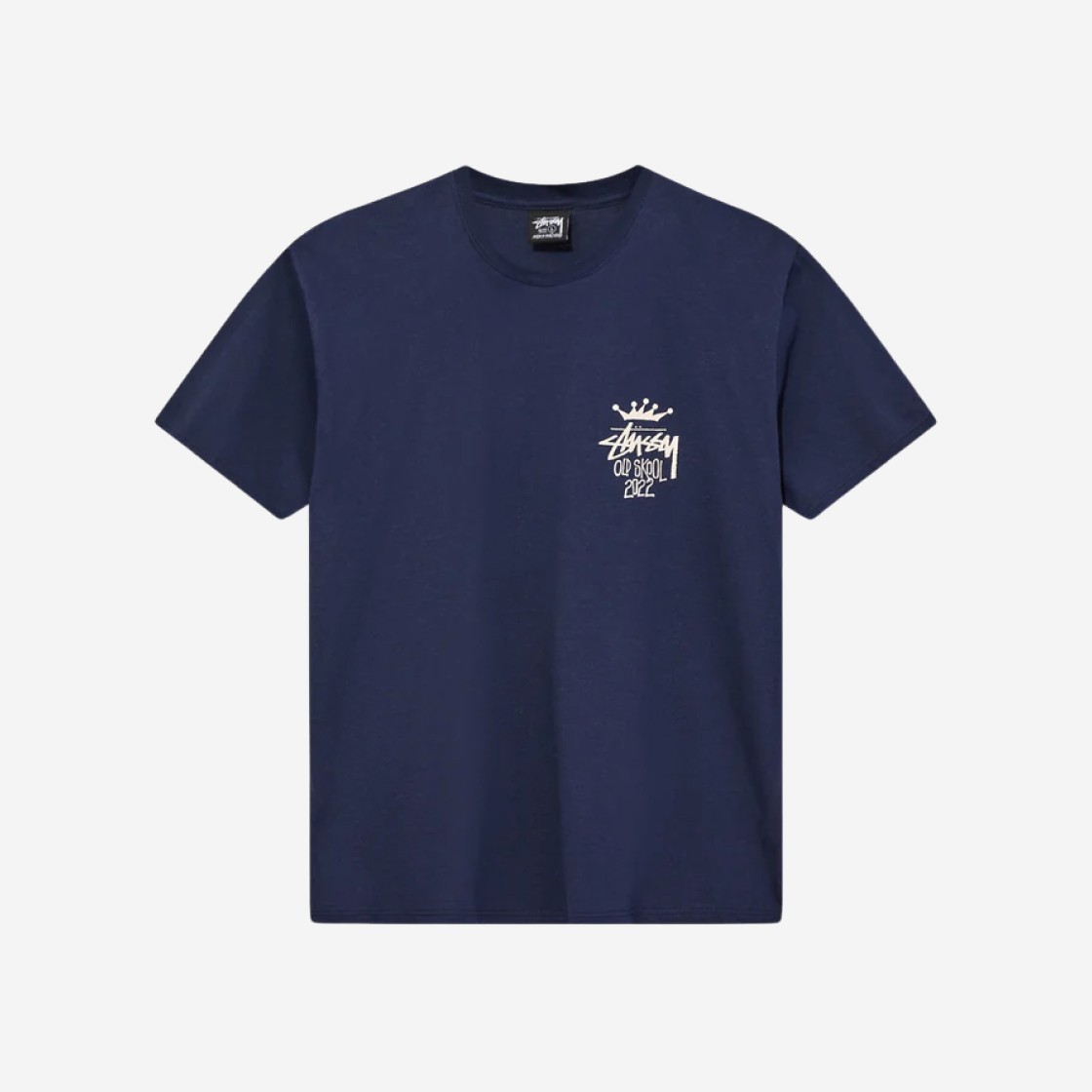 Stussy Old Skool 22 T-Shirt Navy 상세 이미지 2