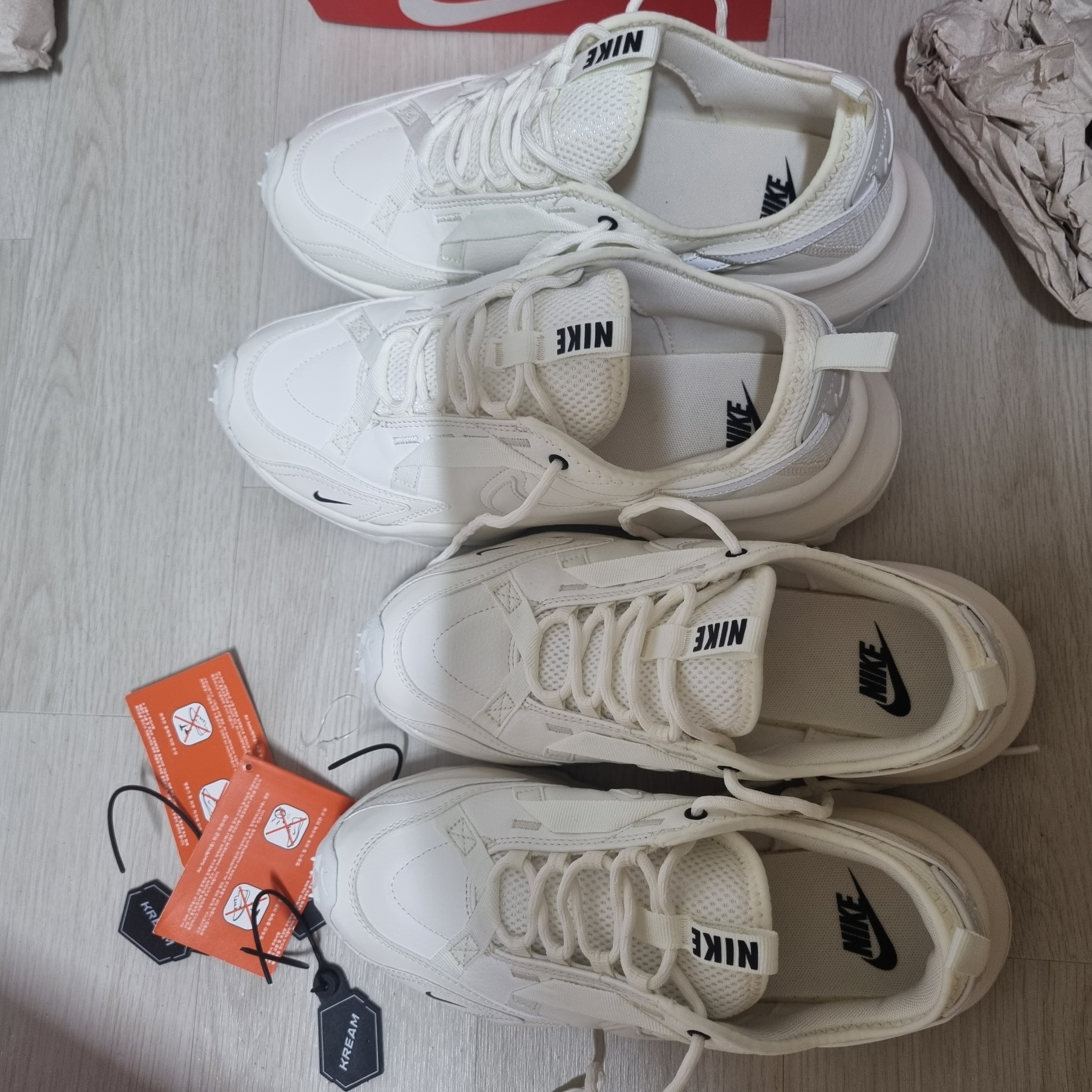 (W) Nike TC 7900 Summit White 착용 스타일 - 2