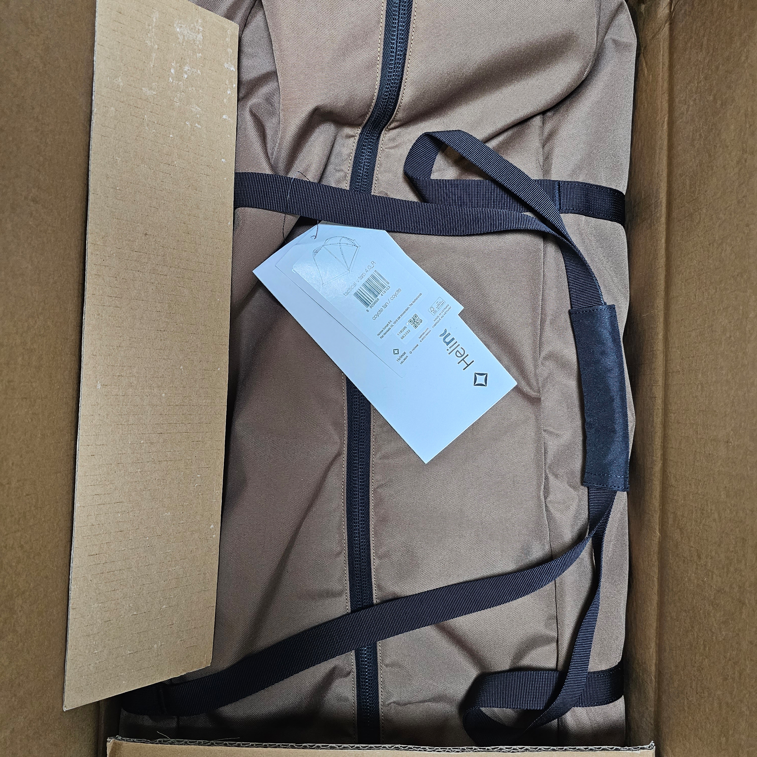 Helinox Tactical V-Tarp 4.0 R1 Coyote Tan 착용 스타일