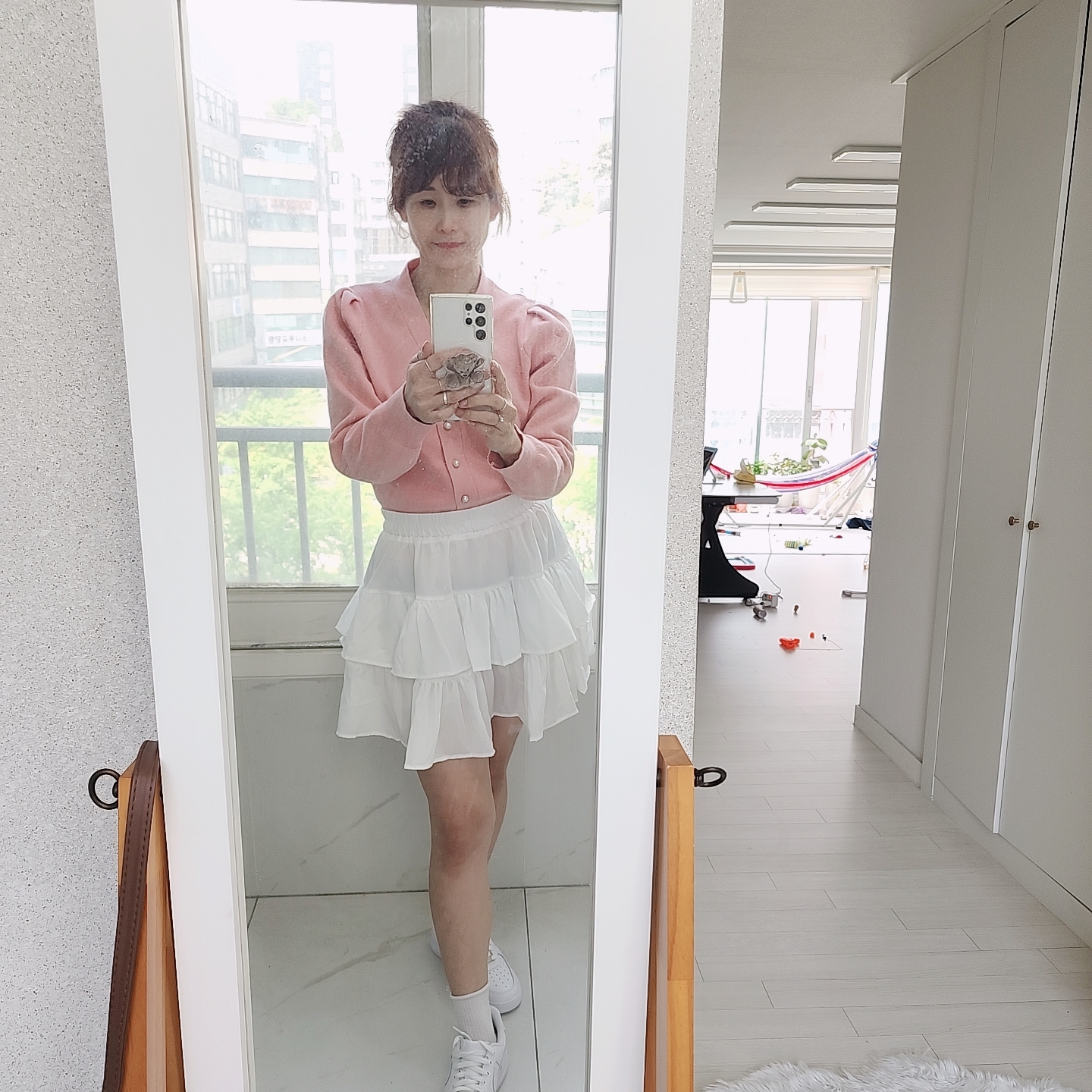 Nike Air Force 1 '07 Low White 착용 스타일