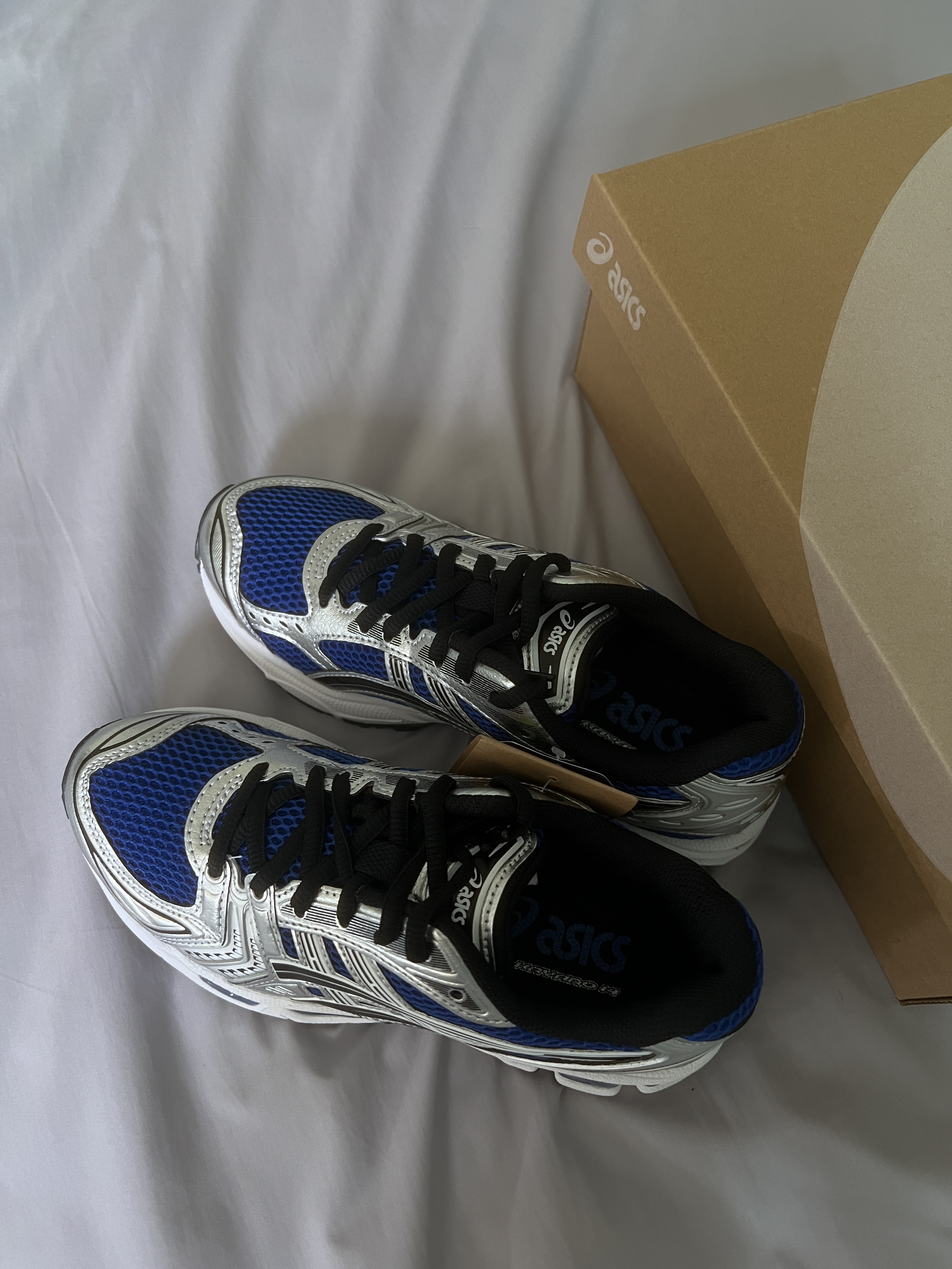Asics Gel-Kayano 14 Monaco Blue Black 착용 스타일 - 4