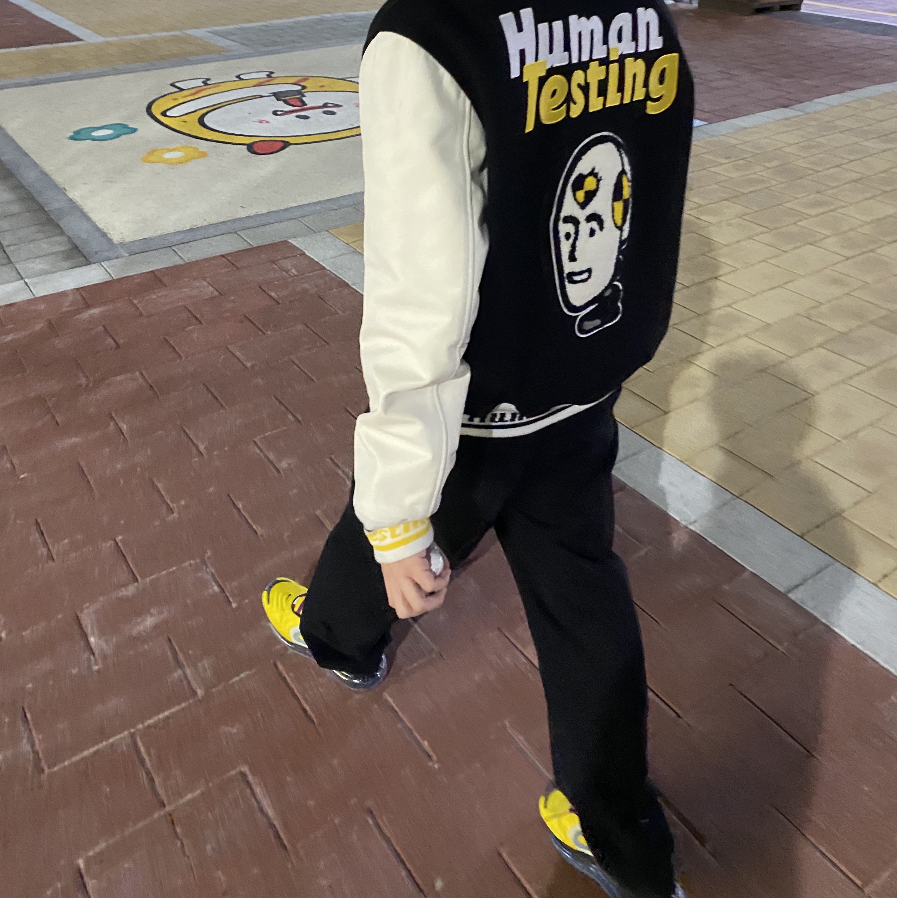 Human Made x A$AP Rocky Human Testing Varsity Jacket Black, Nike x Undercover Air Max 720 Bright Citron 착용 스타일 - 1