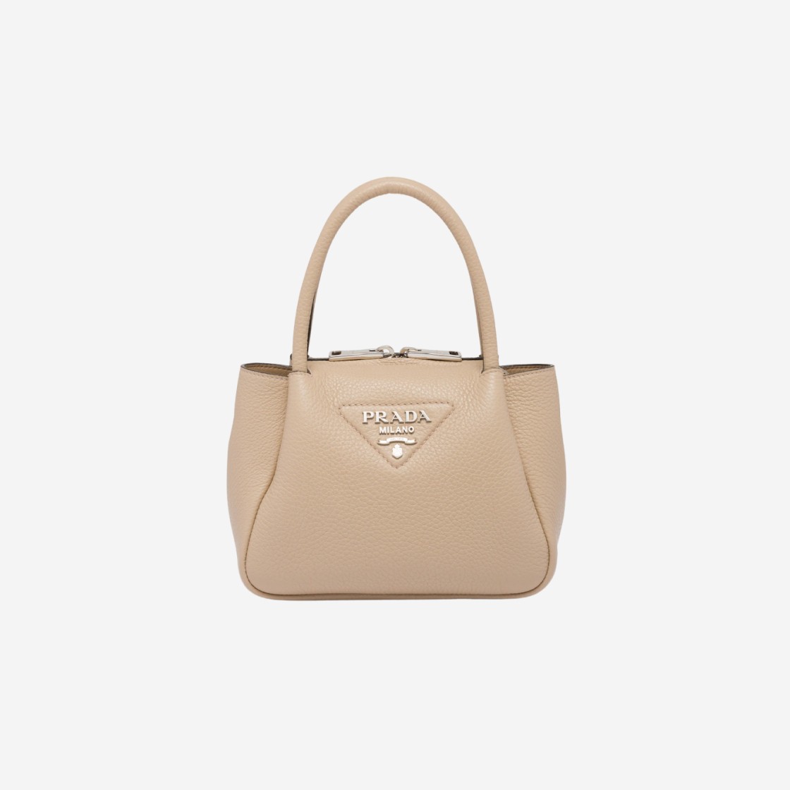 Prada Leather Mini Handbag Sand 상세 이미지 1