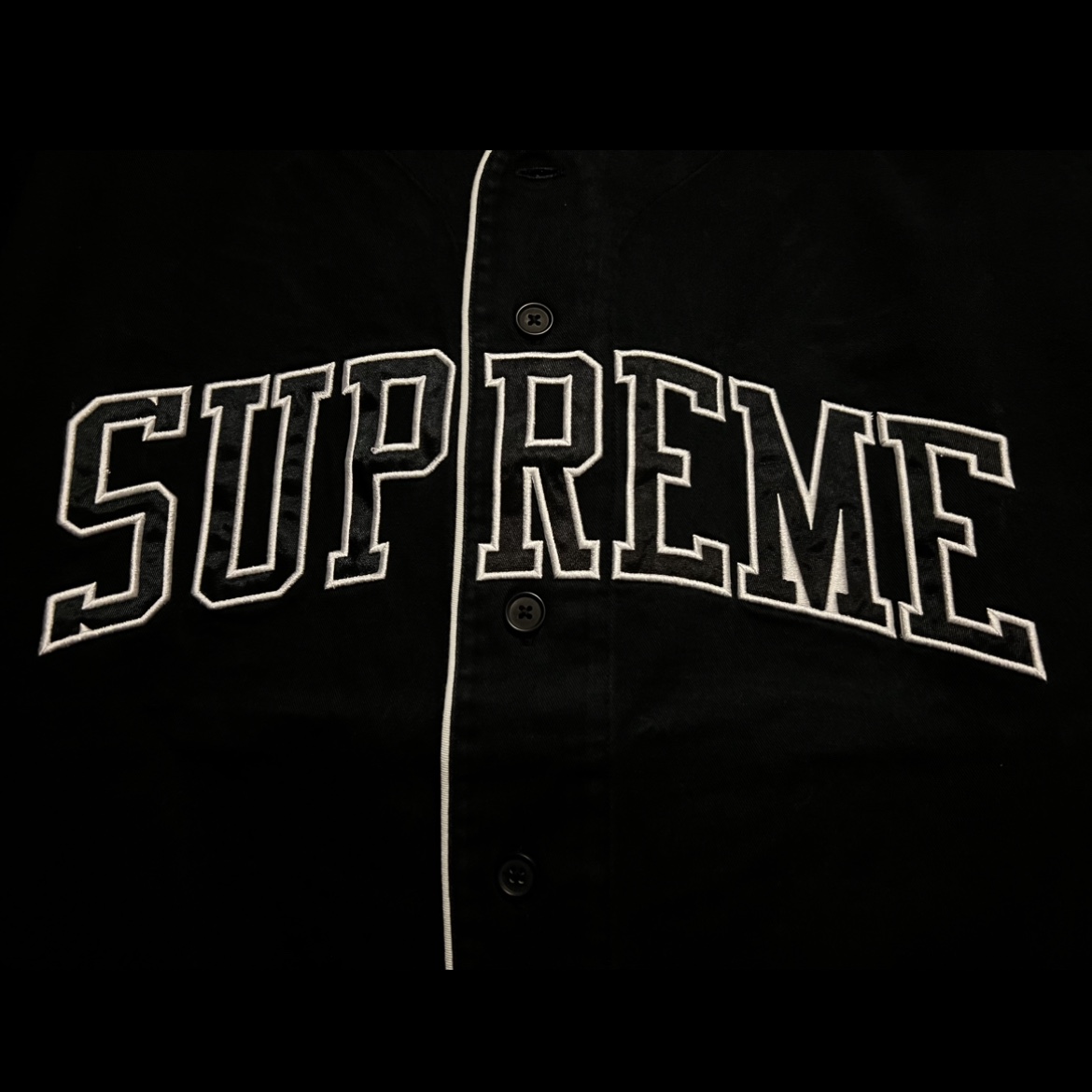 Supreme x Timberland Baseball Jersey Black - 23SS 착용 스타일