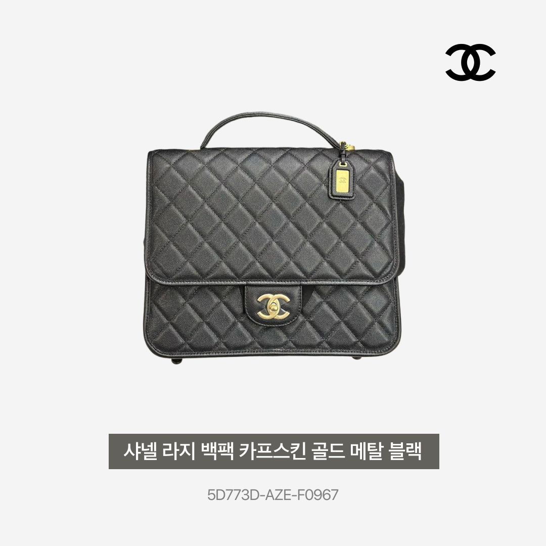 (W) Miu Miu Leather Penny Loafers Black White, Chanel Large Backpack Grained Calfskin & Gold Black 착용 스타일 - 5