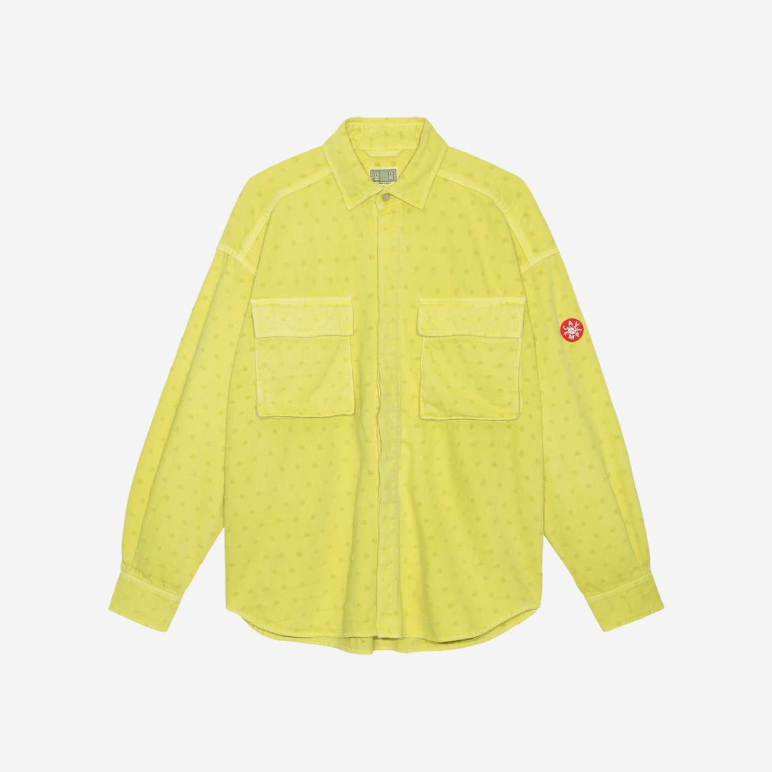 Cav Empt Overdye MAJ Dam Shirt Yellow - 23SS 상세 이미지 1