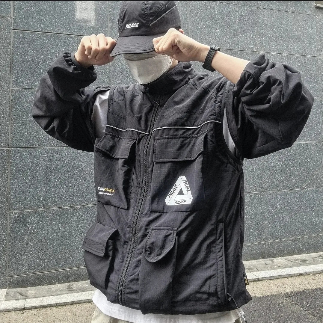 팔라스 코듀라 RS 집 오프 자켓 블랙 - 22FW, 팔라스 쉘 S-러너 블랙 - 22FW 착용 스타일 - 1