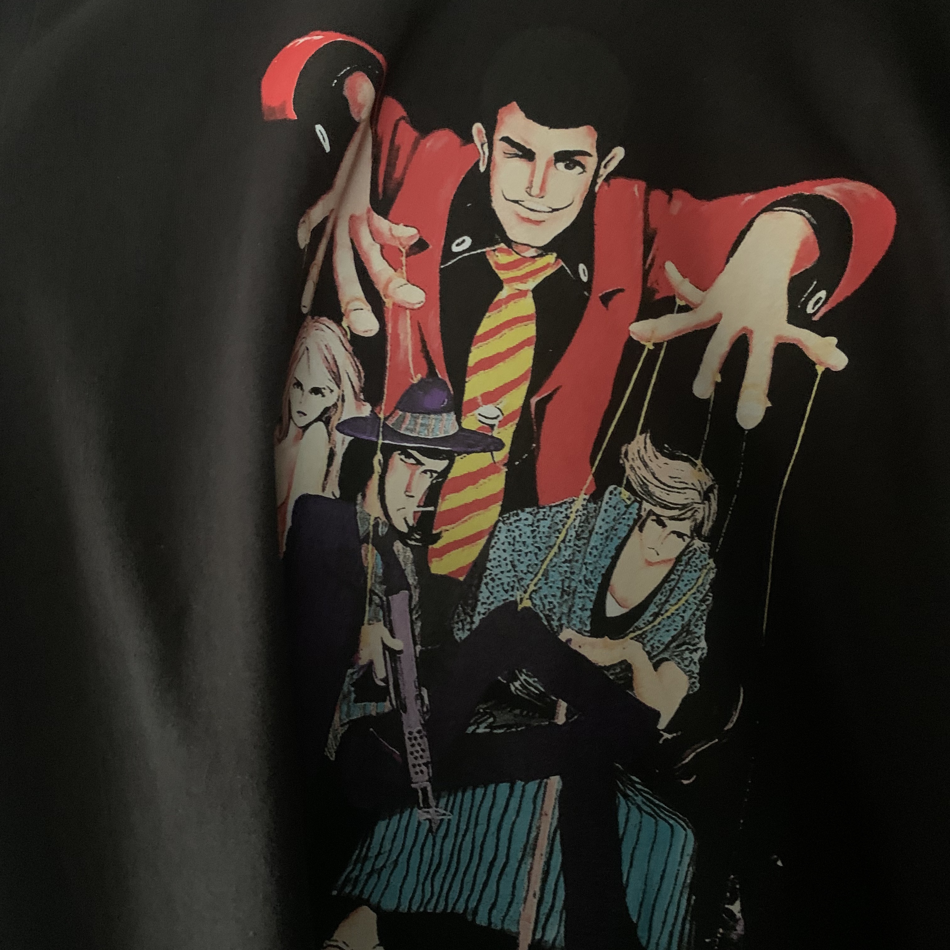 Supreme x Undercover Lupin T-Shirt Black - 23SS 착용 스타일