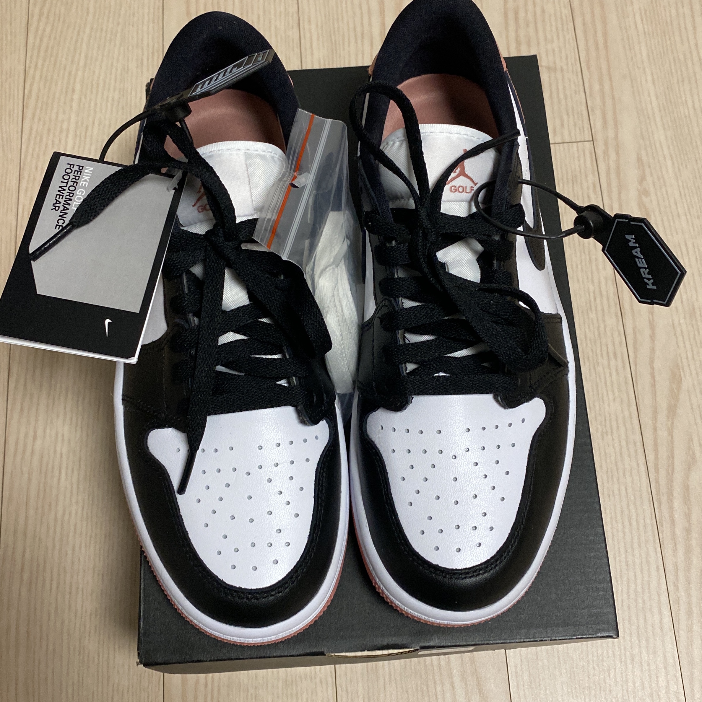 Jordan 1 Low Golf Rust Pink 착용 스타일 - 1