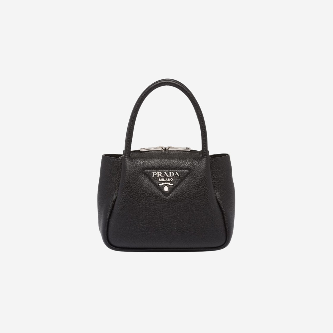 Prada Leather Mini Handbag Black 상세 이미지 1