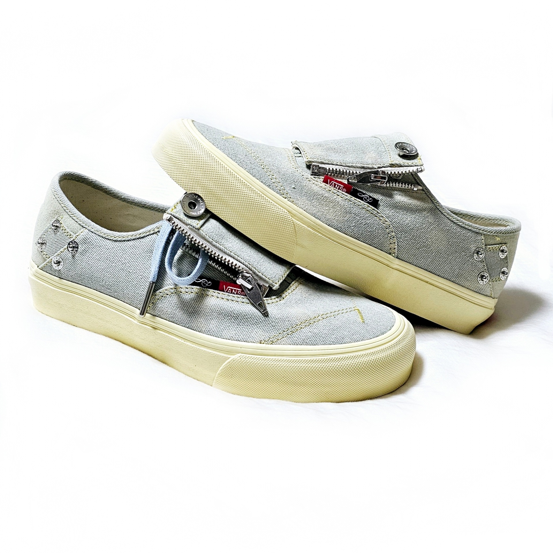 Vans Vault x Shane Gonzales Authentic Zip Denim 착용 스타일 - 1