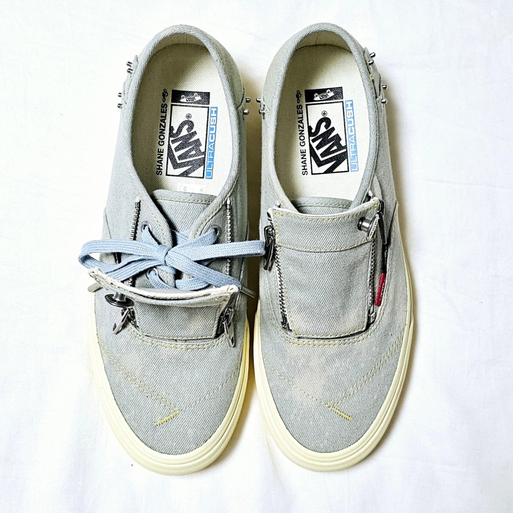 Vans Vault x Shane Gonzales Authentic Zip Denim 착용 스타일 - 5