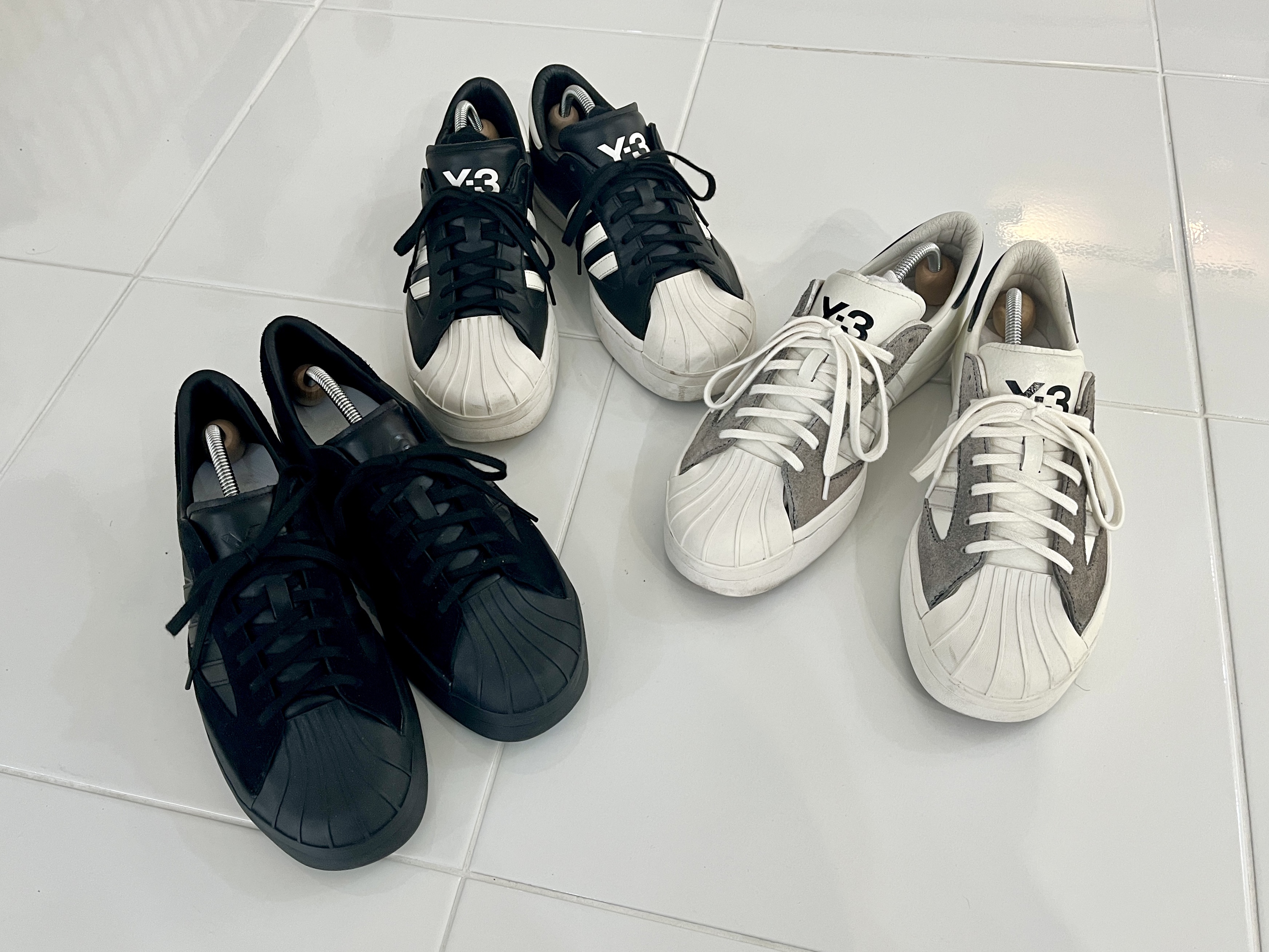 Y-3 Yohji Star Triple Black, Y-3 Yohji Star Black White 착용 스타일