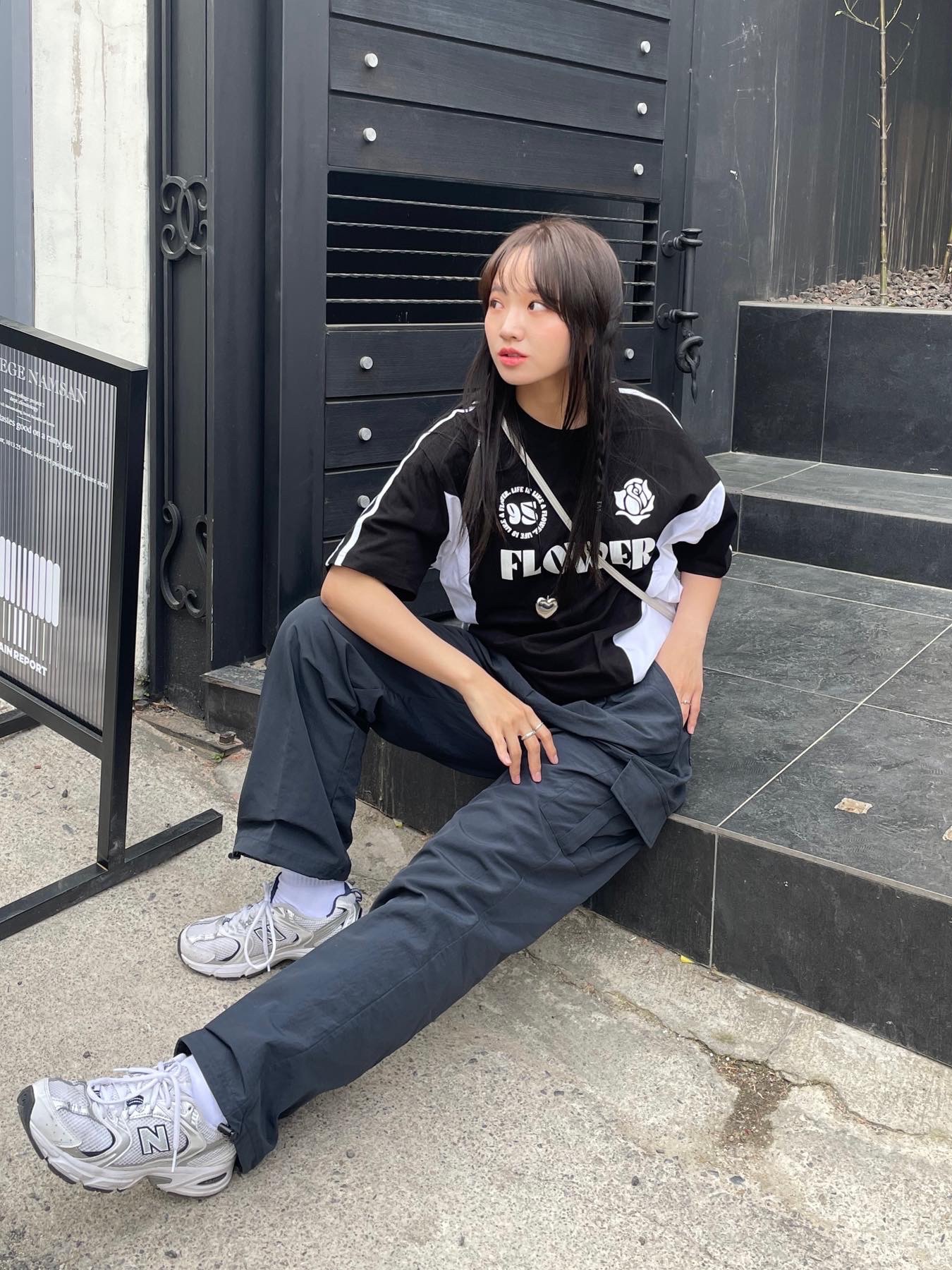 New Balance 530 White 착용 스타일 - 2
