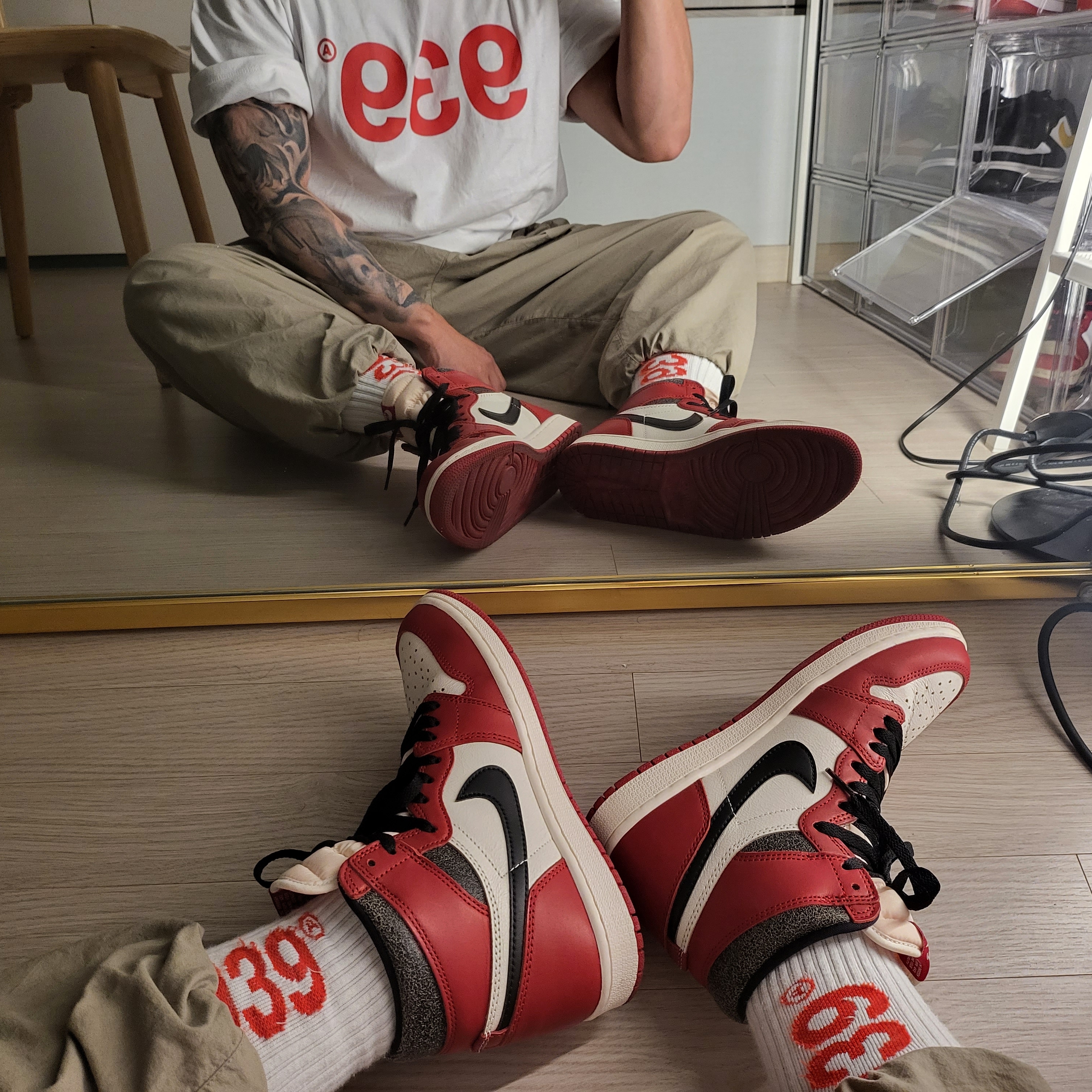 Jordan 1 Retro High OG Chicago 2022 착용 스타일 - 1