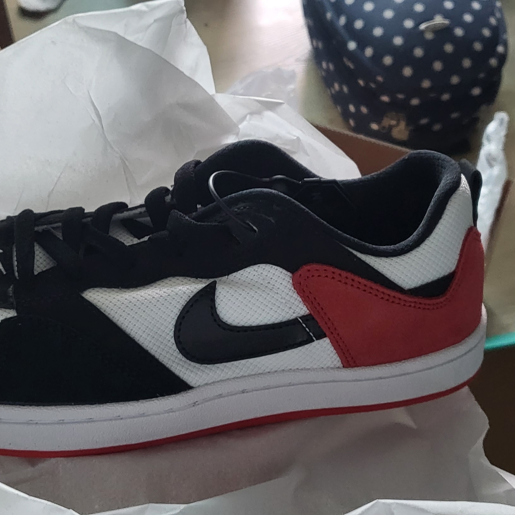 Nike SB Alleyoop University Red 착용 스타일