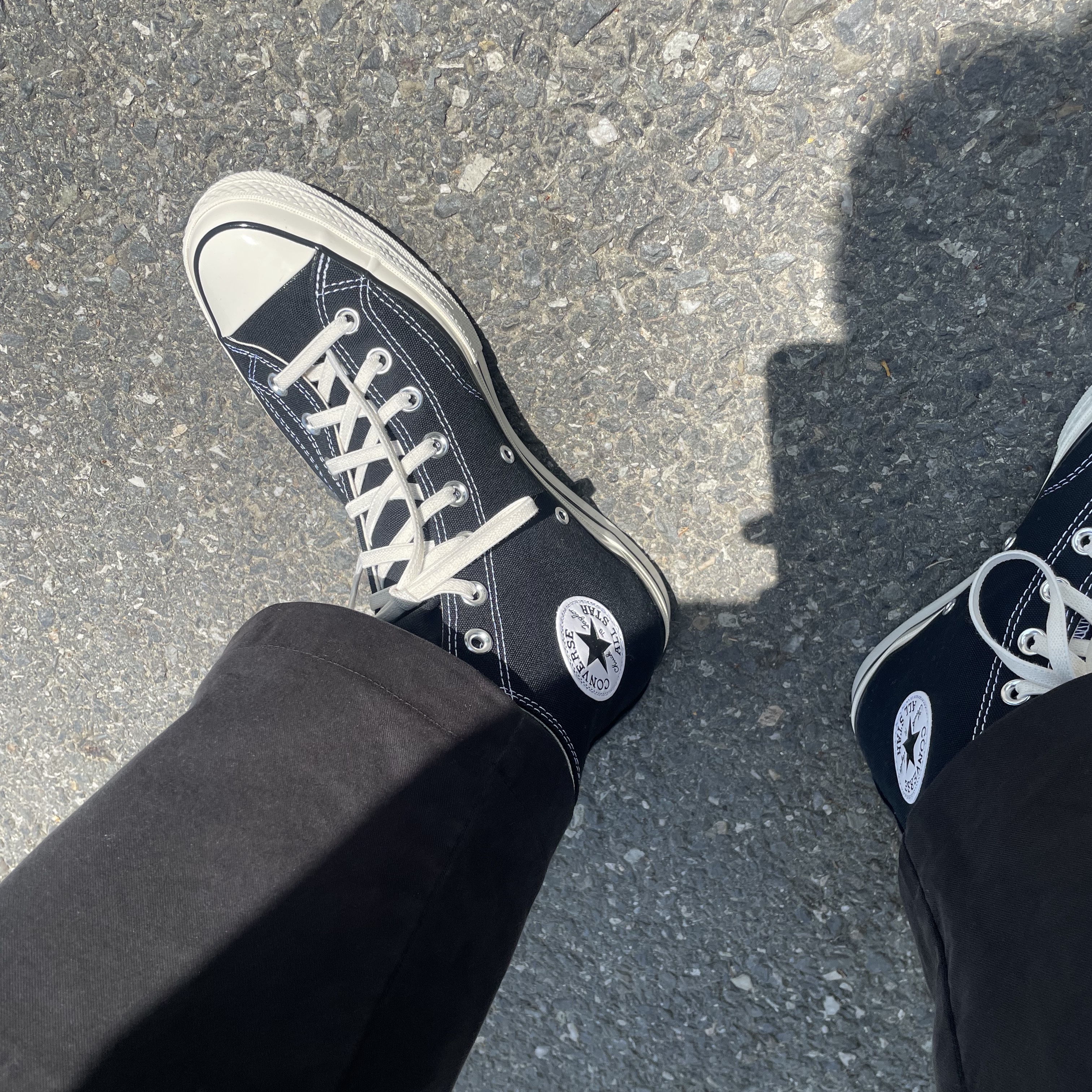 Converse Chuck 70 Hi Black 착용 스타일