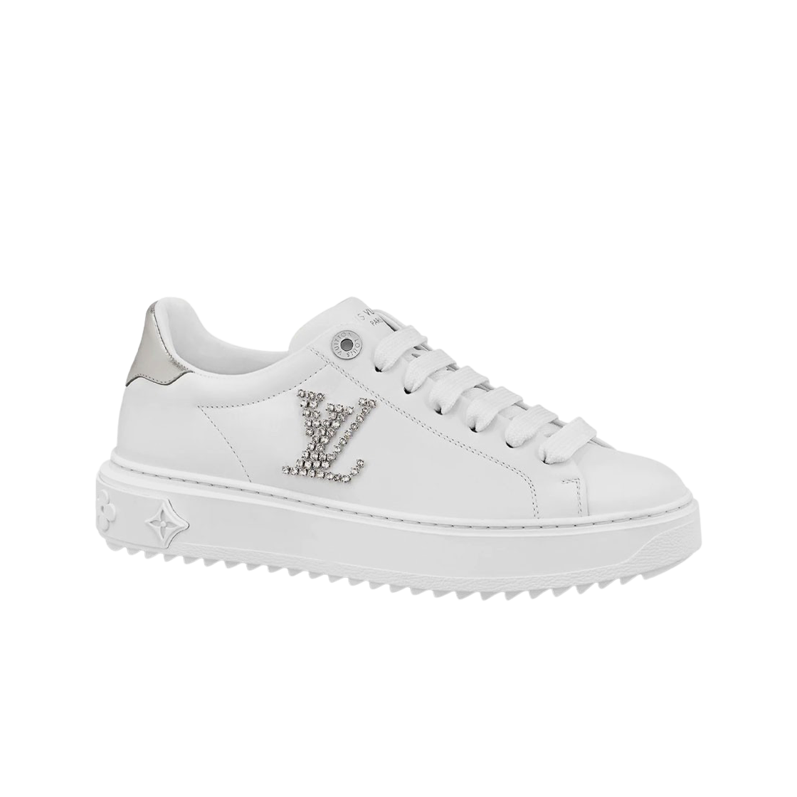 (W) 루이비통 타임 아웃 스니커즈 실버((W) Louis Vuitton Time Out Sneakers Silver) - 1