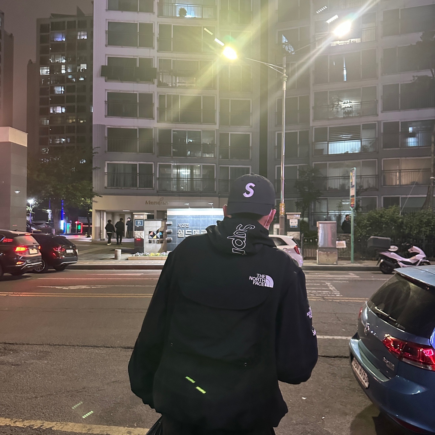 Supreme Cordura Ripstop S Logo 6-Panel Black - 23SS, Supreme x The North Face Trekking Convertible Jacket Black - 22SS 착용 스타일 - 2