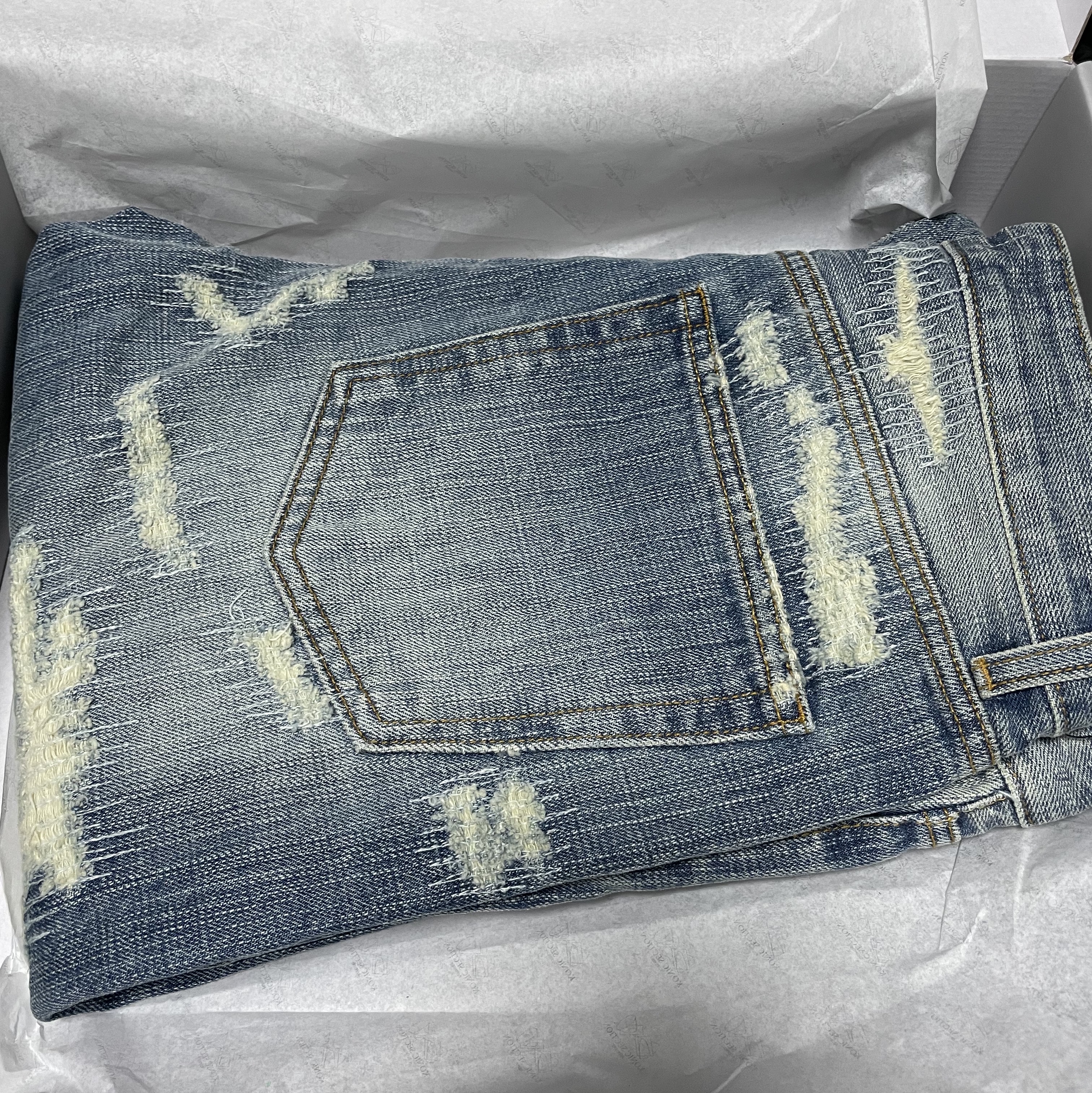 Undermycar x Konic Section Vol.2 Hard Destroyed Washed Jeans - 23SS 착용 스타일