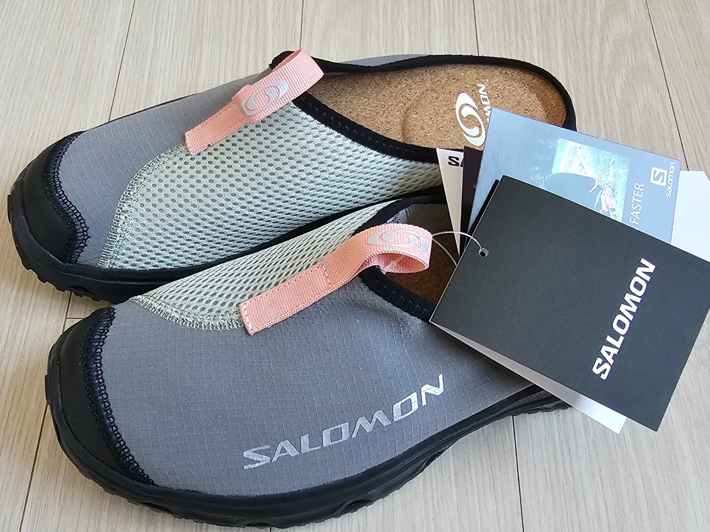 Salomon RX Slide 3.0 Pewter 착용 스타일