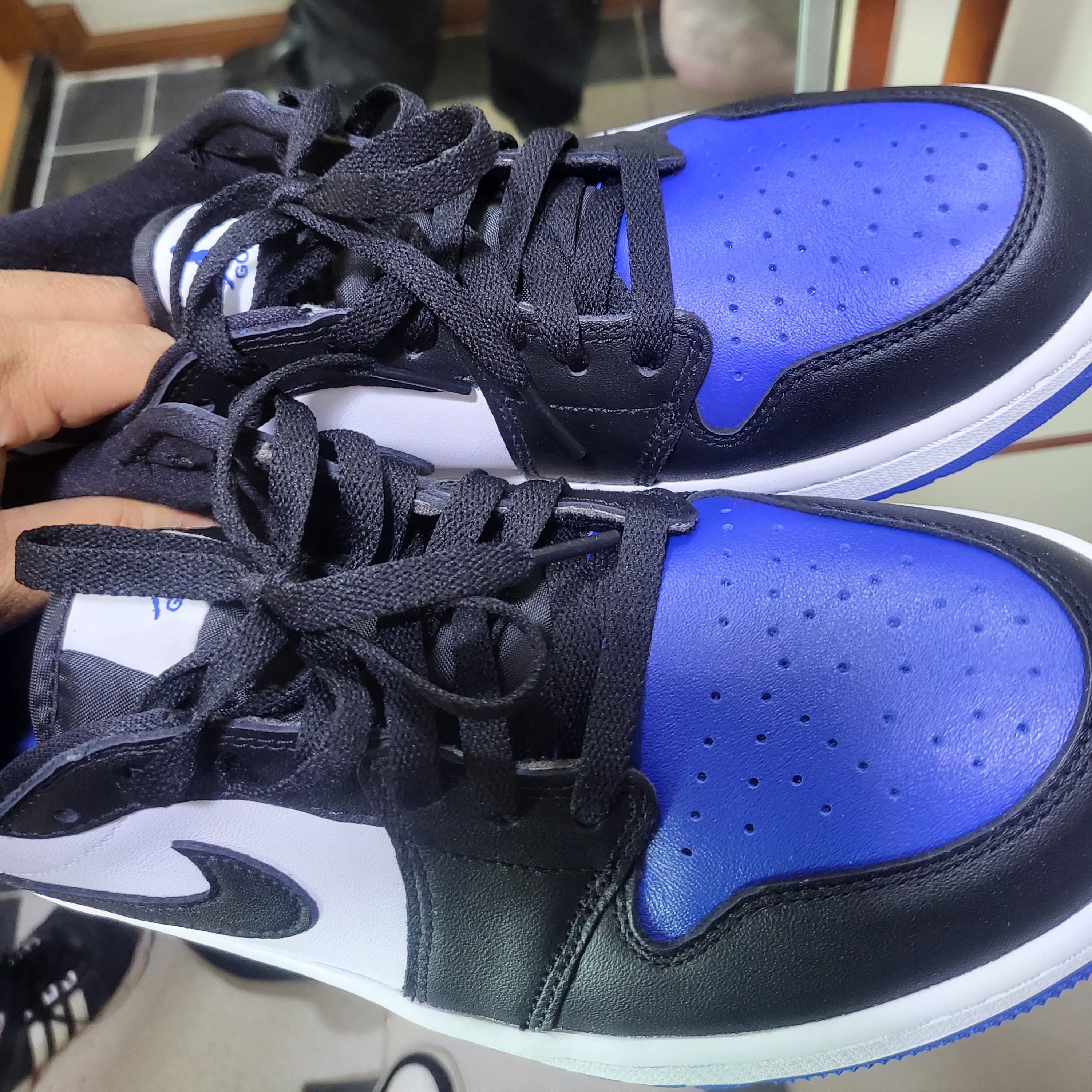 Jordan 1 Low Golf Sport Royal 착용 스타일 - 4
