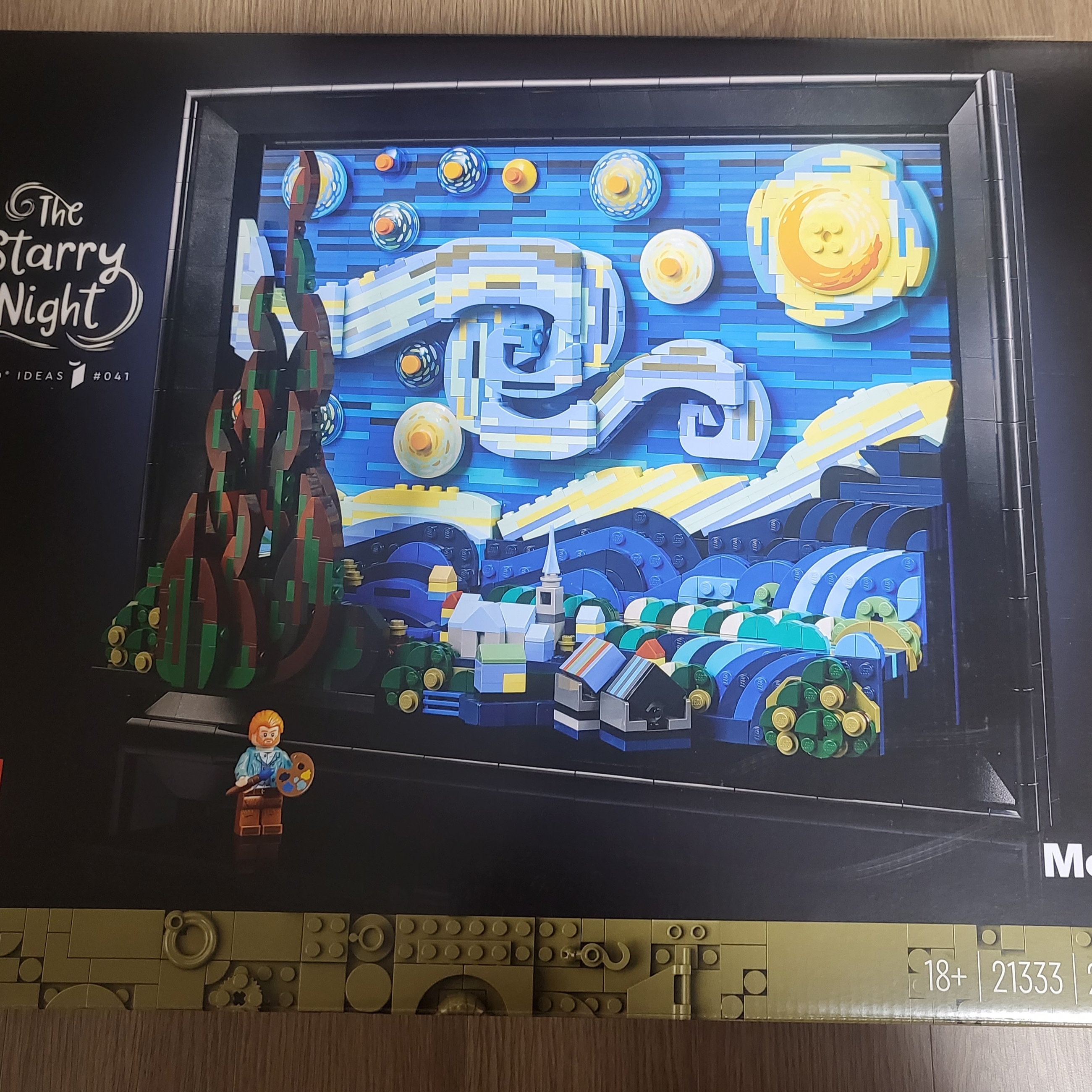 Lego Vincent Van Gogh The Starry Night 착용 스타일