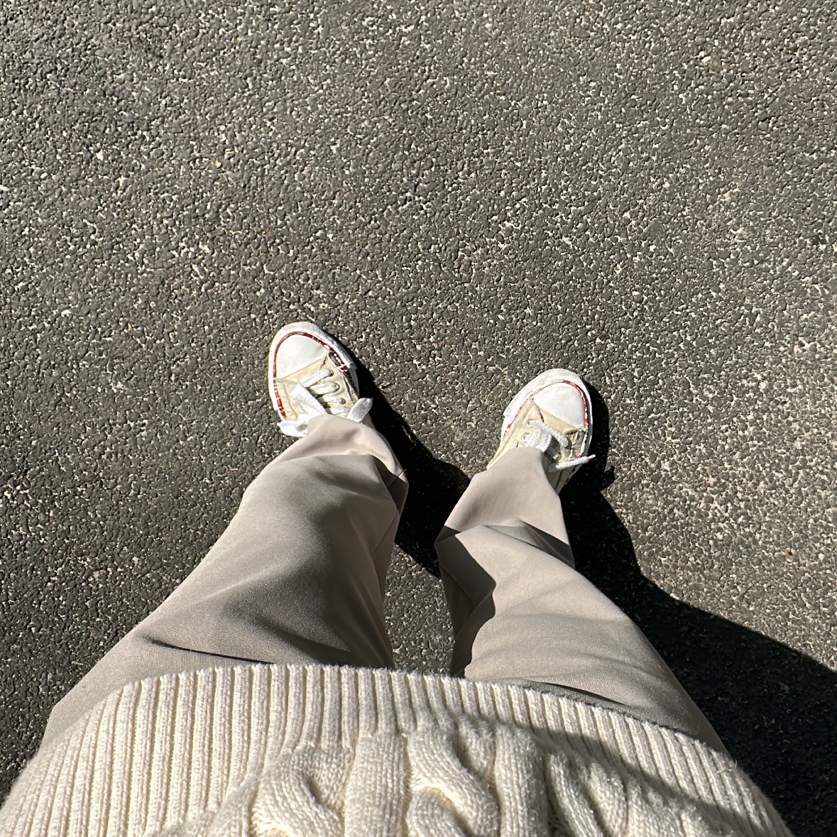 Maison Mihara Yasuhiro Peterson OG Sole Canvas Low-top Sneakers Natural 착용 스타일 - 1