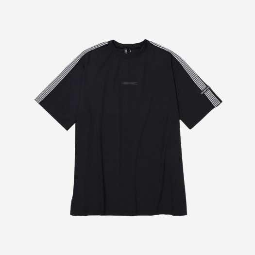 르세라핌 오버사이즈 숏슬리브 티셔츠 블랙