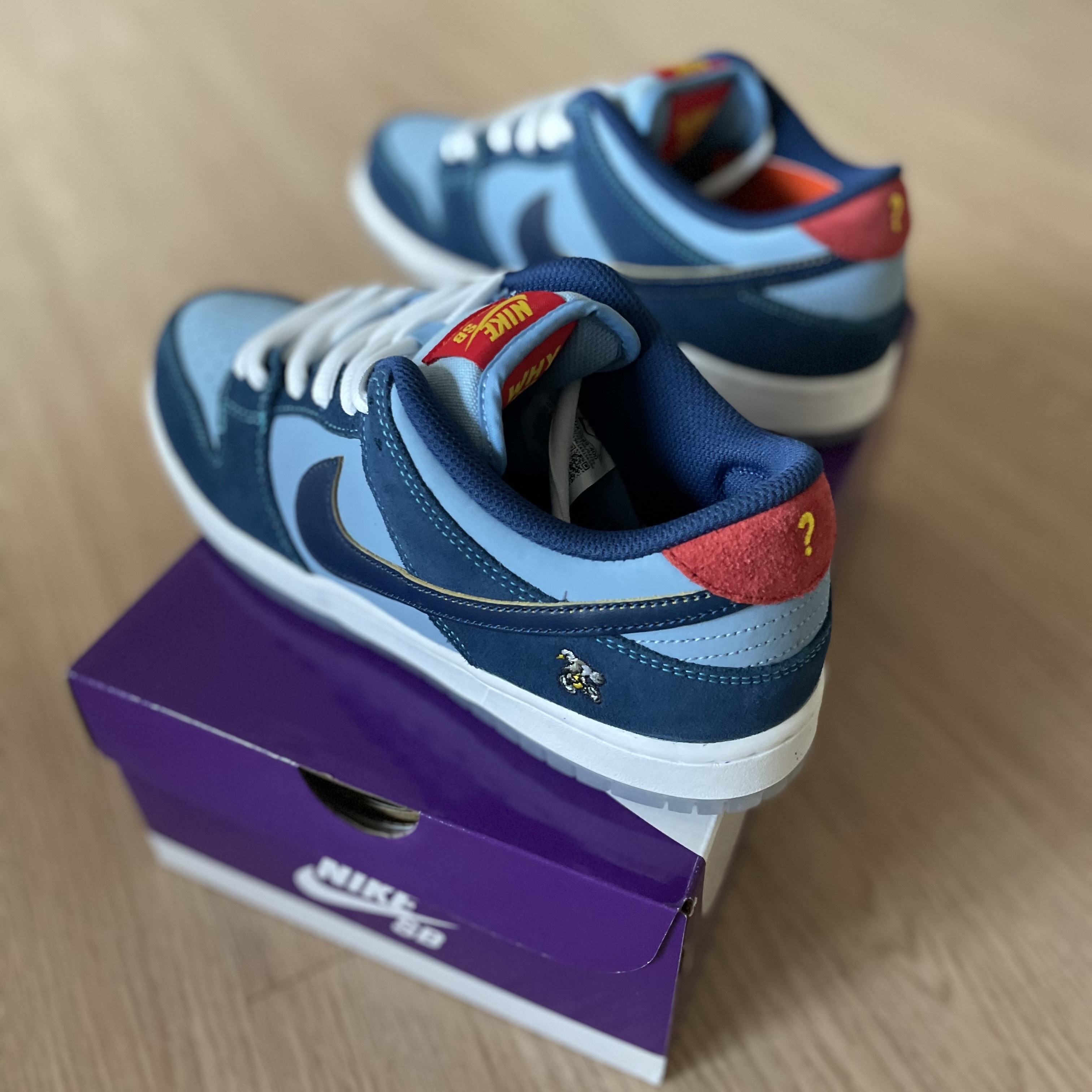 Nike x Why So Sad? SB Dunk Low Pro Coastal Blue 착용 스타일