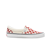 Vans Vault OG Classic Slip-On LX Checkerboard Racing Red