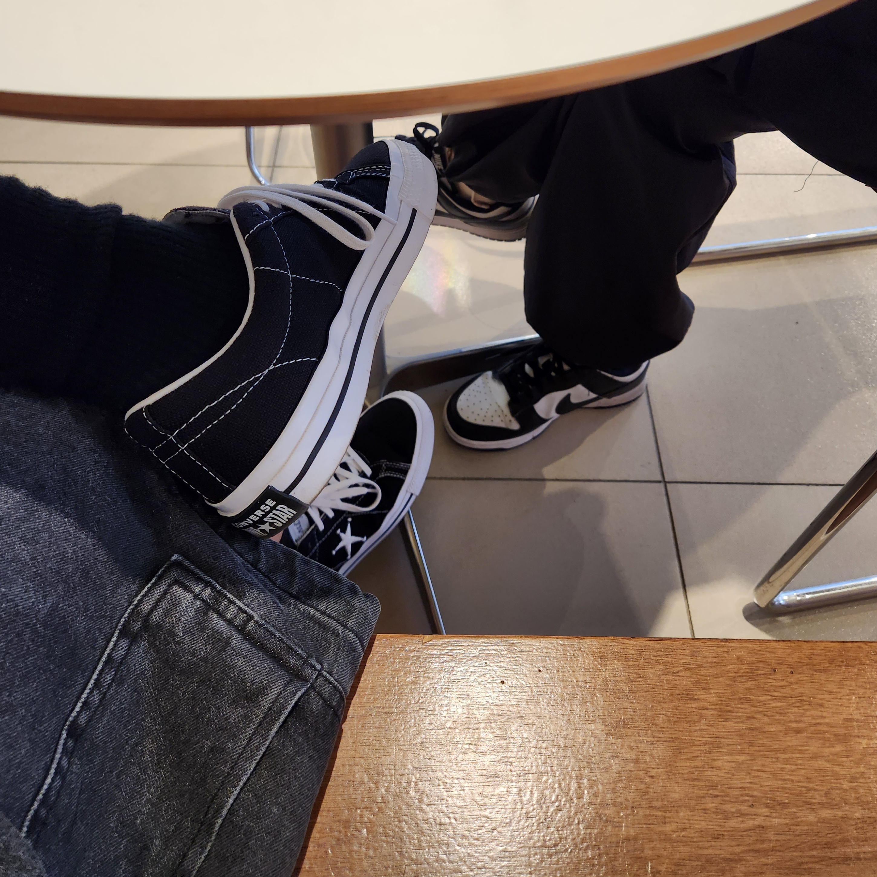 Converse x Stussy One Star Ox Black 착용 스타일