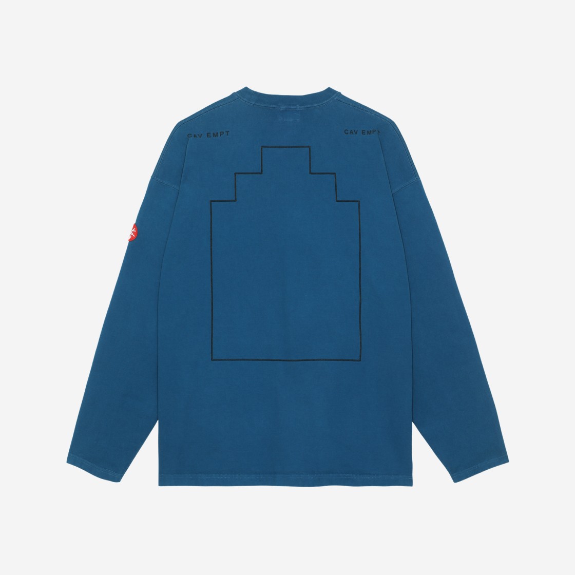 Cav Empt Overdye Desert Heavy Long Sleeve T-Shirt Blue - 23SS 상세 이미지 2