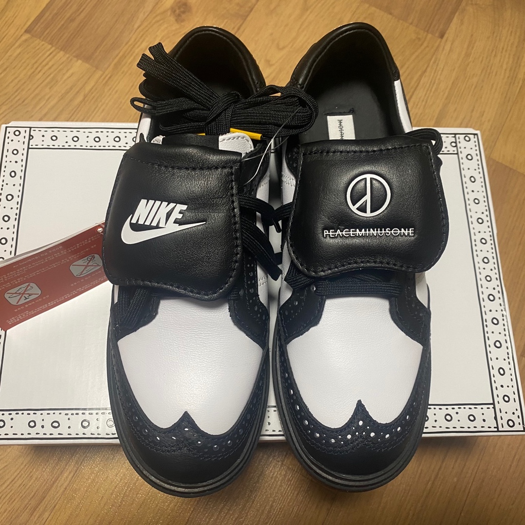 Nike x Peaceminusone Kwondo1 Black and White 착용 스타일