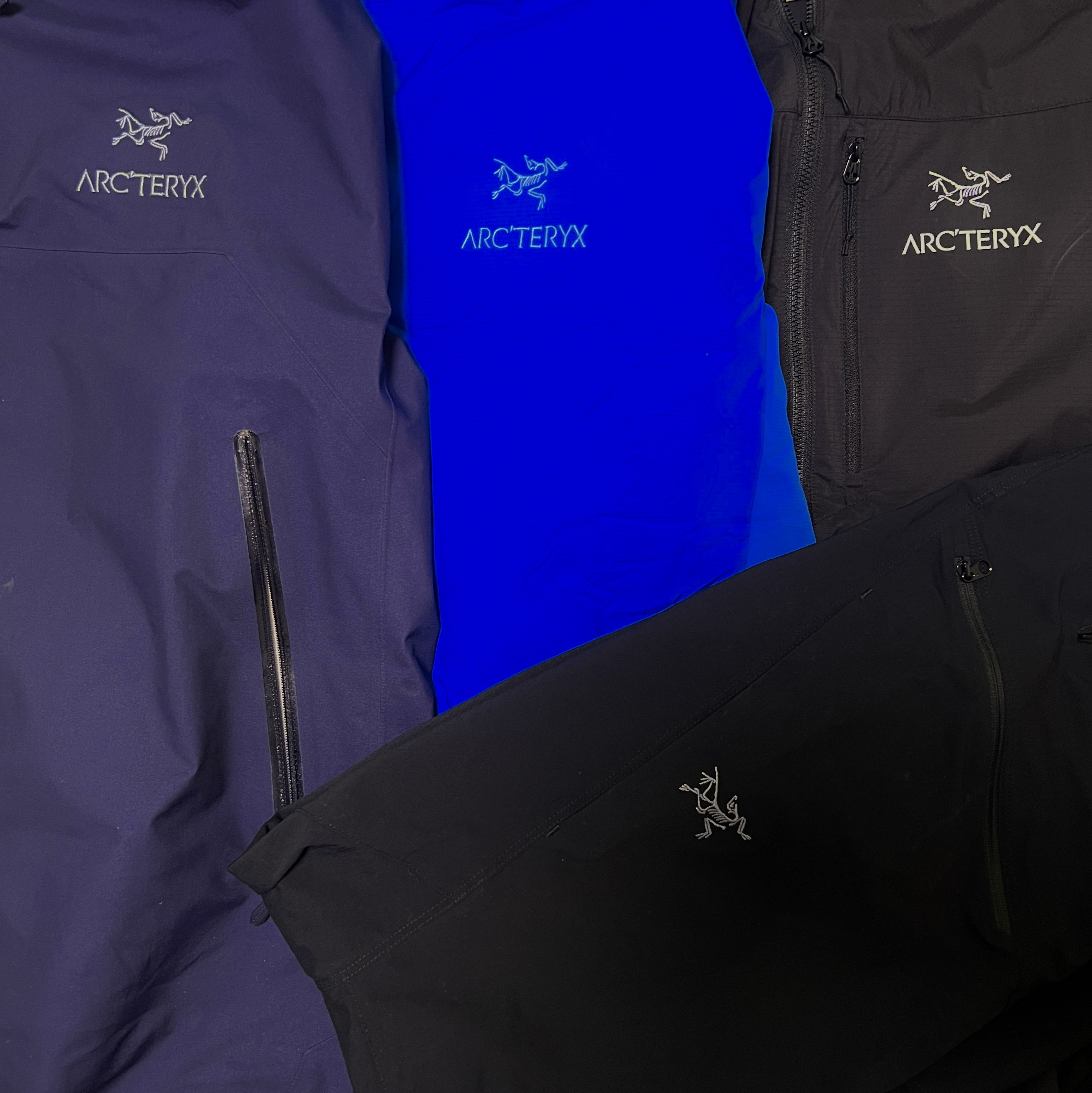 Arc'teryx Gamma LT Pants Black, Arc'teryx Squamish Hoody Black 착용 스타일