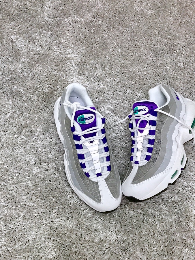 (W) Nike Air Max 95 Grape 2018 착용 스타일
