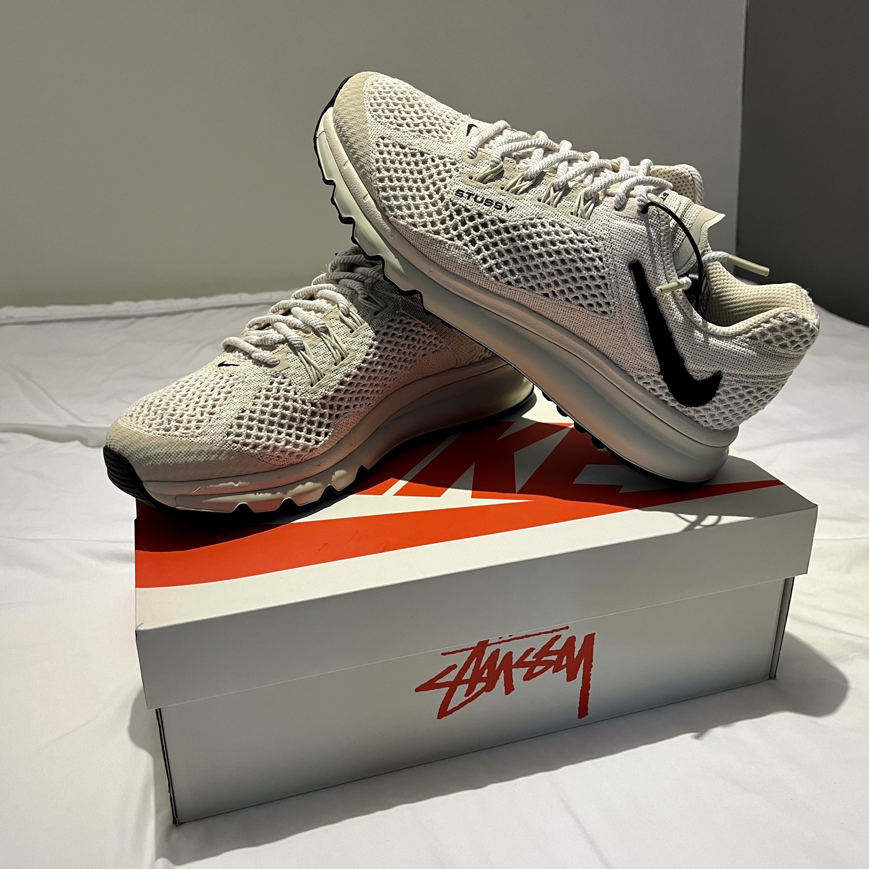 Nike x Stussy Air Max 2013 Fossil 착용 스타일