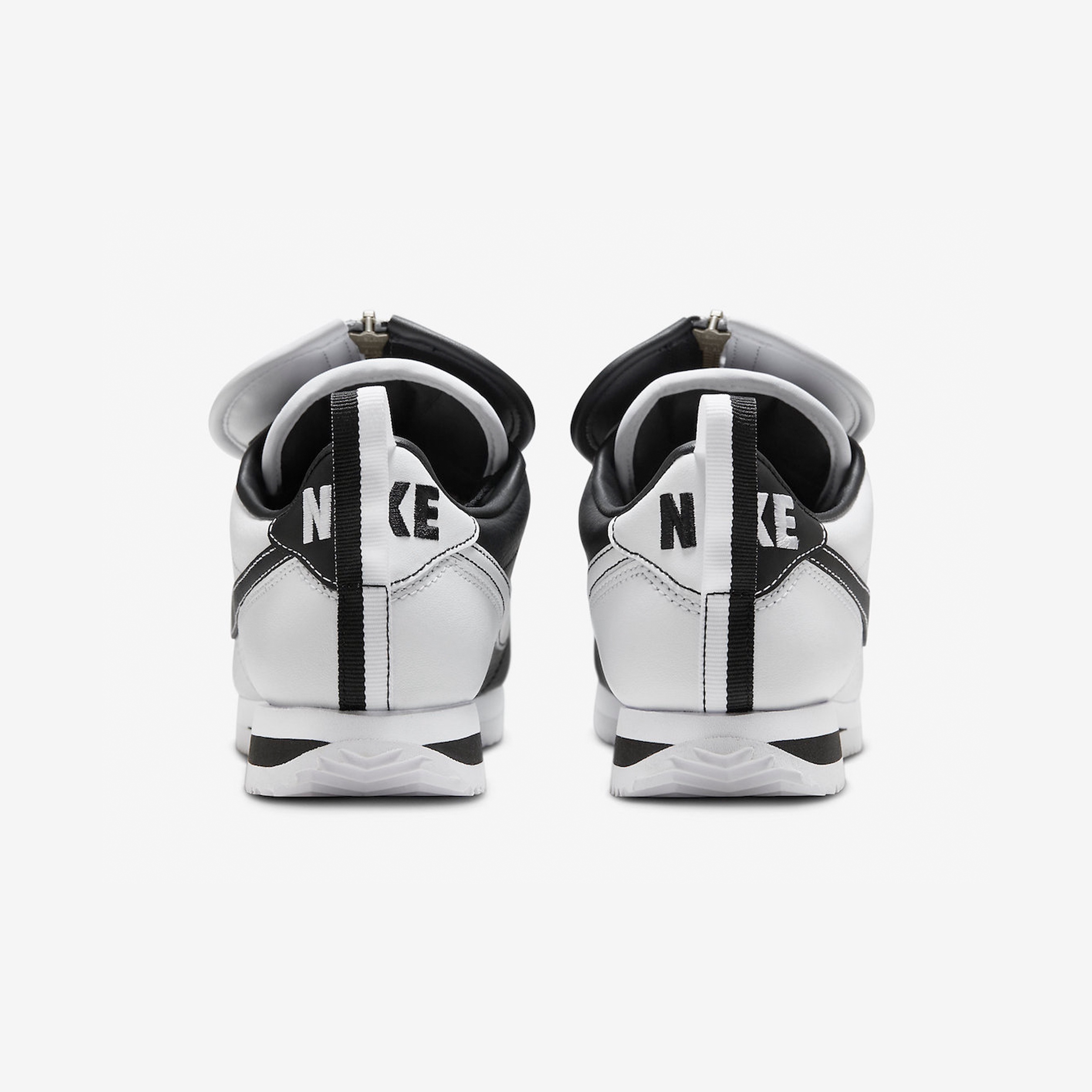 Nike x Clot Cortez SP Black White 착용 스타일 - 5