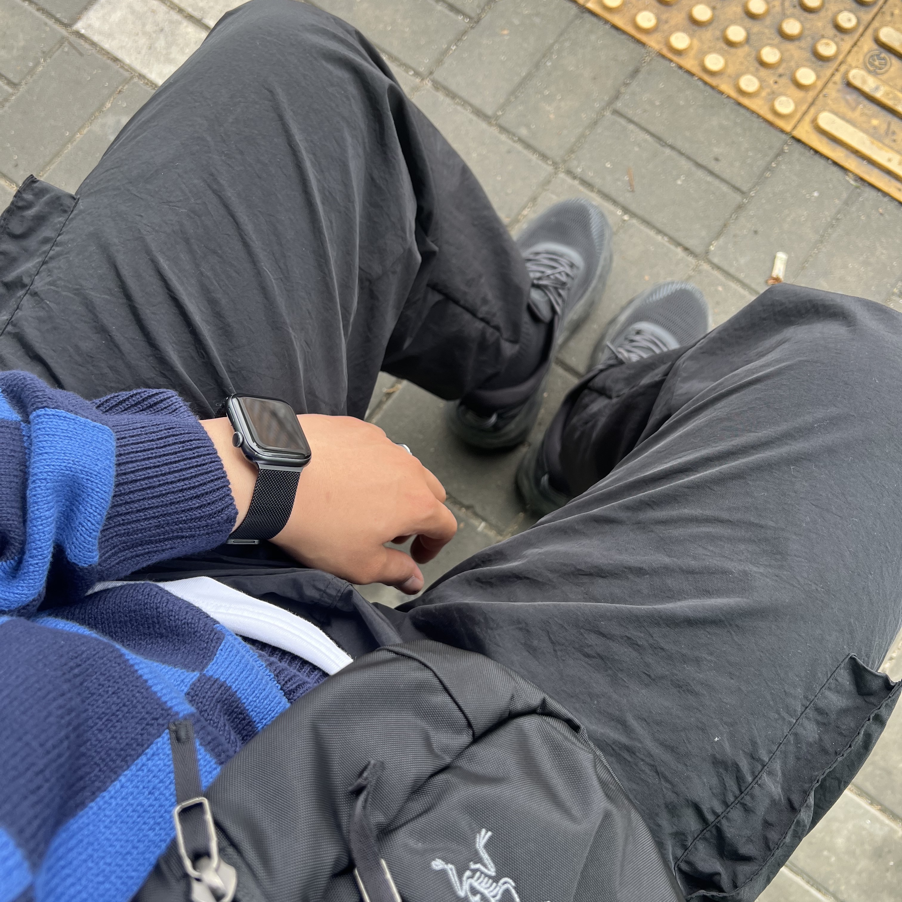 Hoka Bondi 7 Black - Wide 착용 스타일