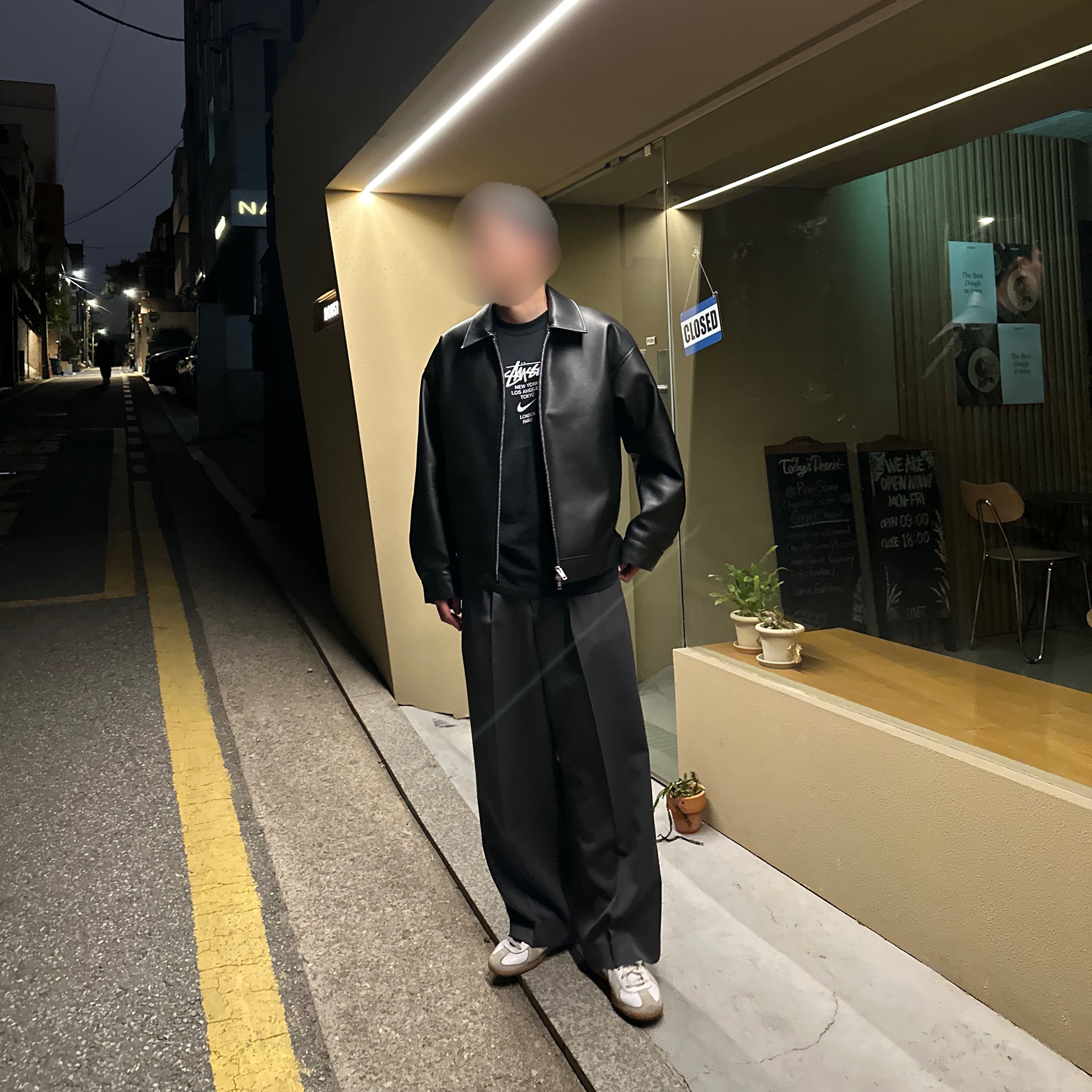 Nike x Stussy WT T-Shirt Black - Asia 착용 스타일