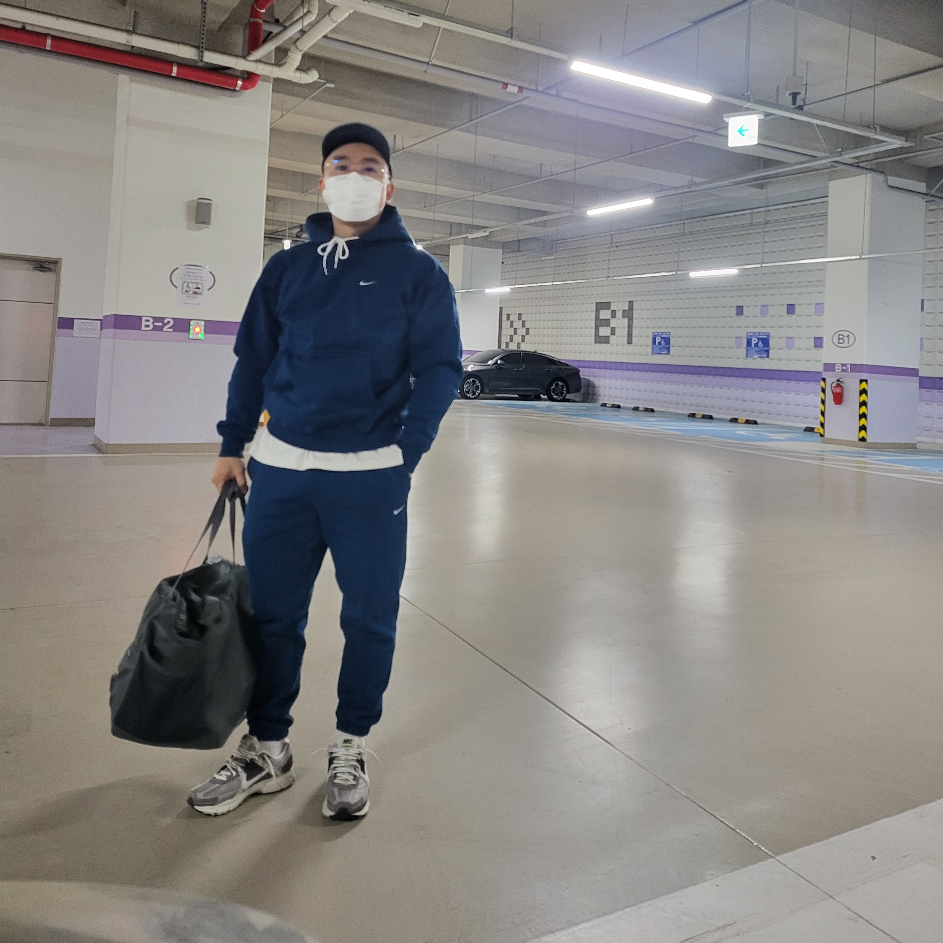 Nike NRG Solo Swoosh Fleece Hoodie Valerian Blue - Asia, Nike NRG Solo Swoosh Fleece Pants Valerian Blue - Asia 착용 스타일