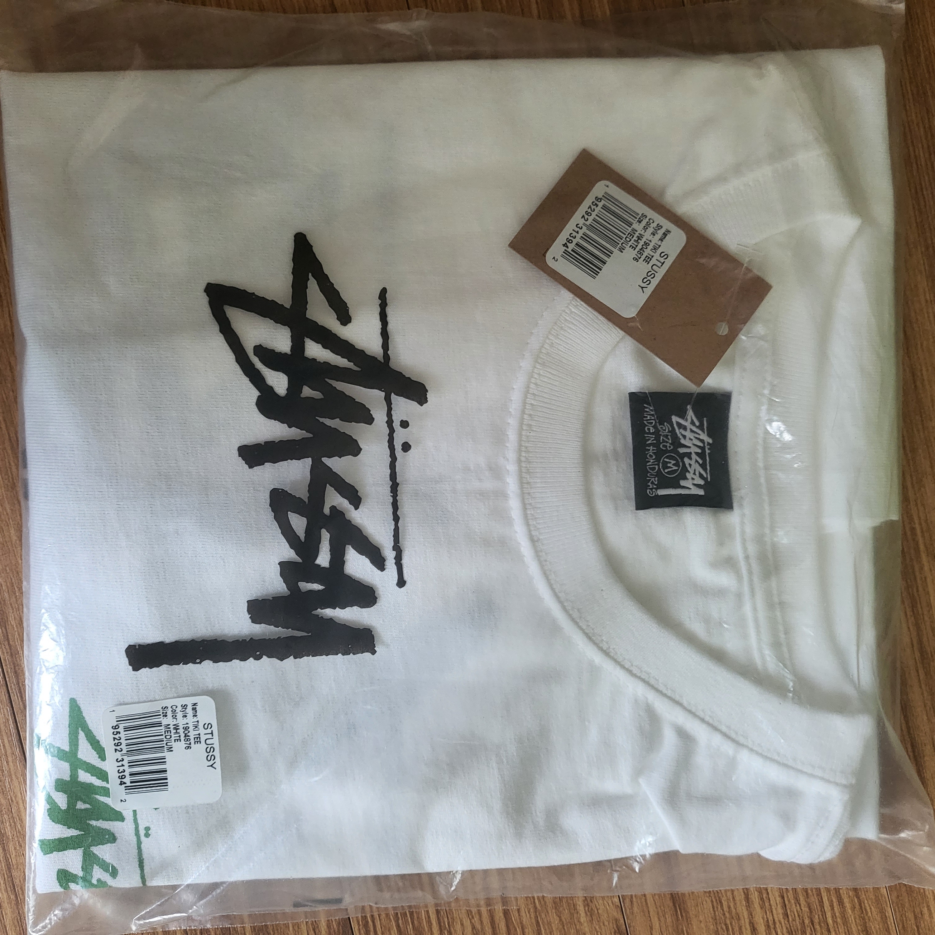 Stussy Landin T-Shirt White 착용 스타일