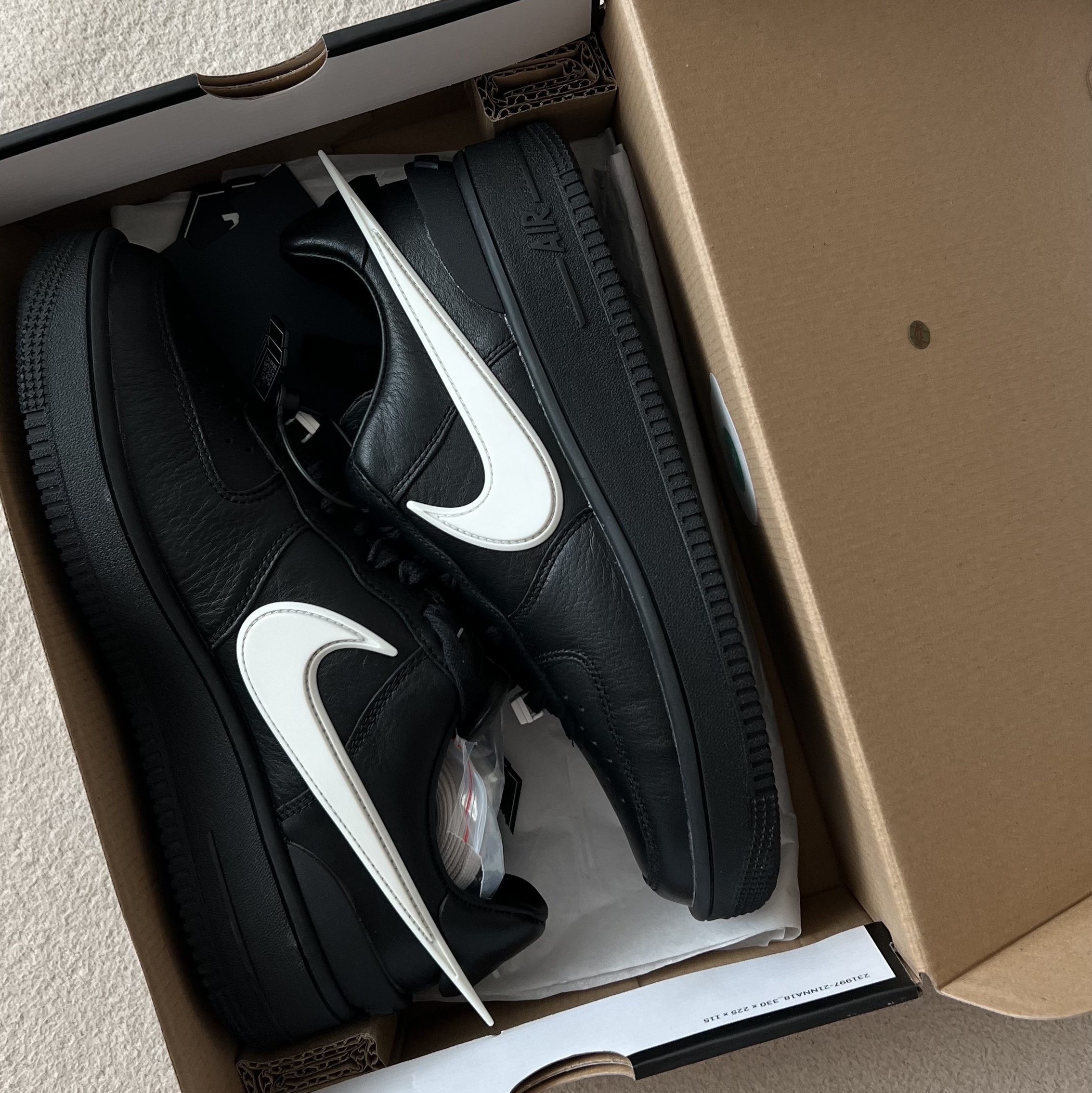 Nike x Ambush Air Force 1 Low SP Black 착용 스타일