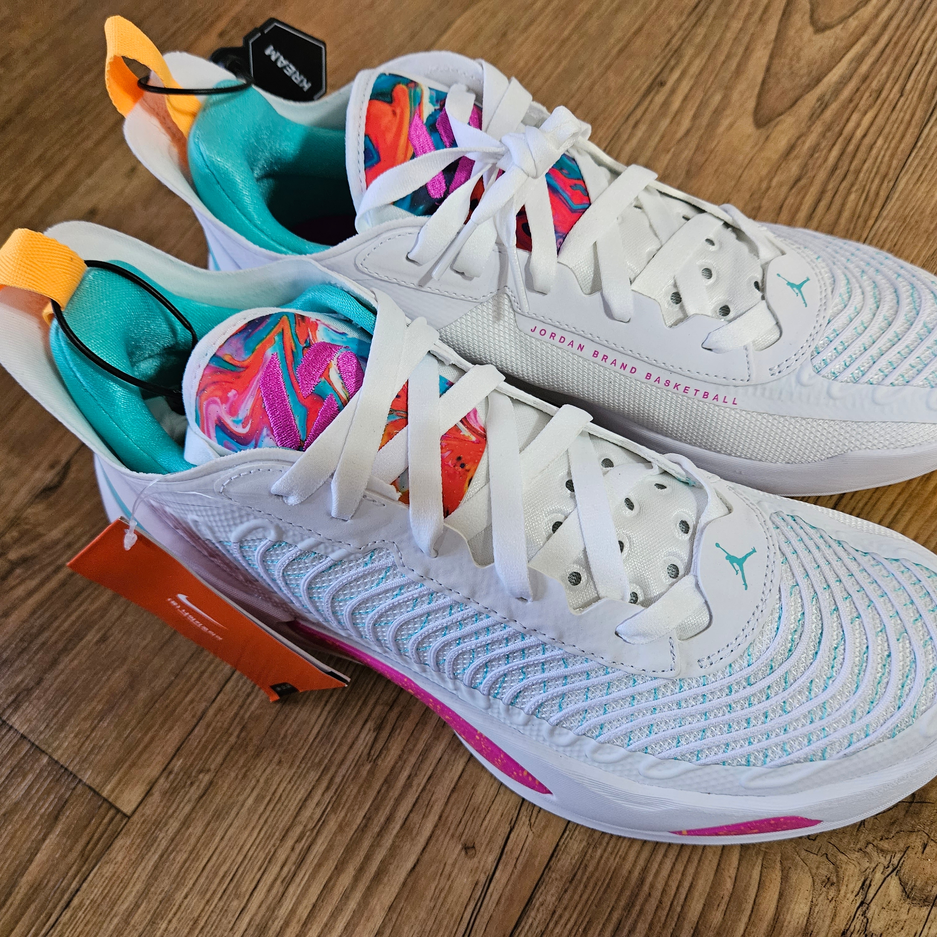 Jordan Luka 1 PF White Dynamic Turquoise 착용 스타일