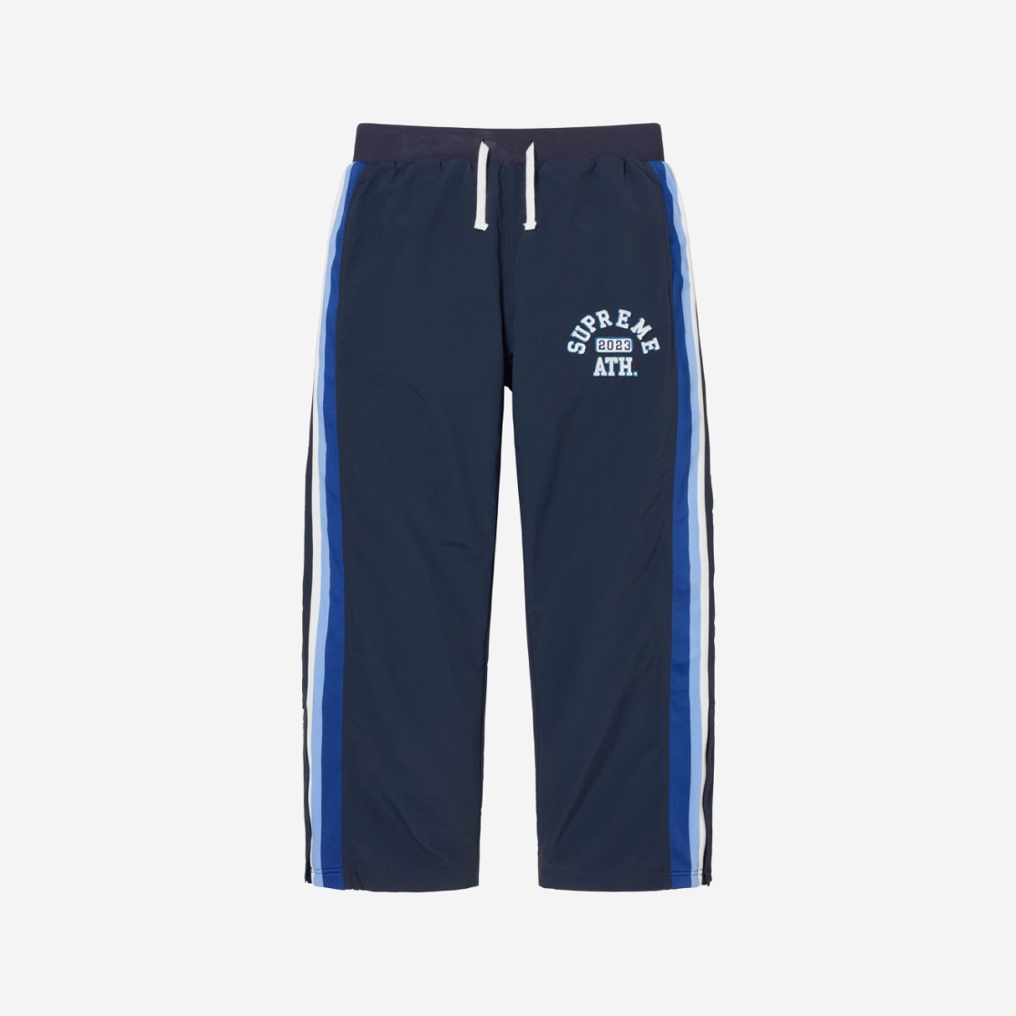 Supreme Applique Track Pants Navy - 23SS 상세 이미지 3