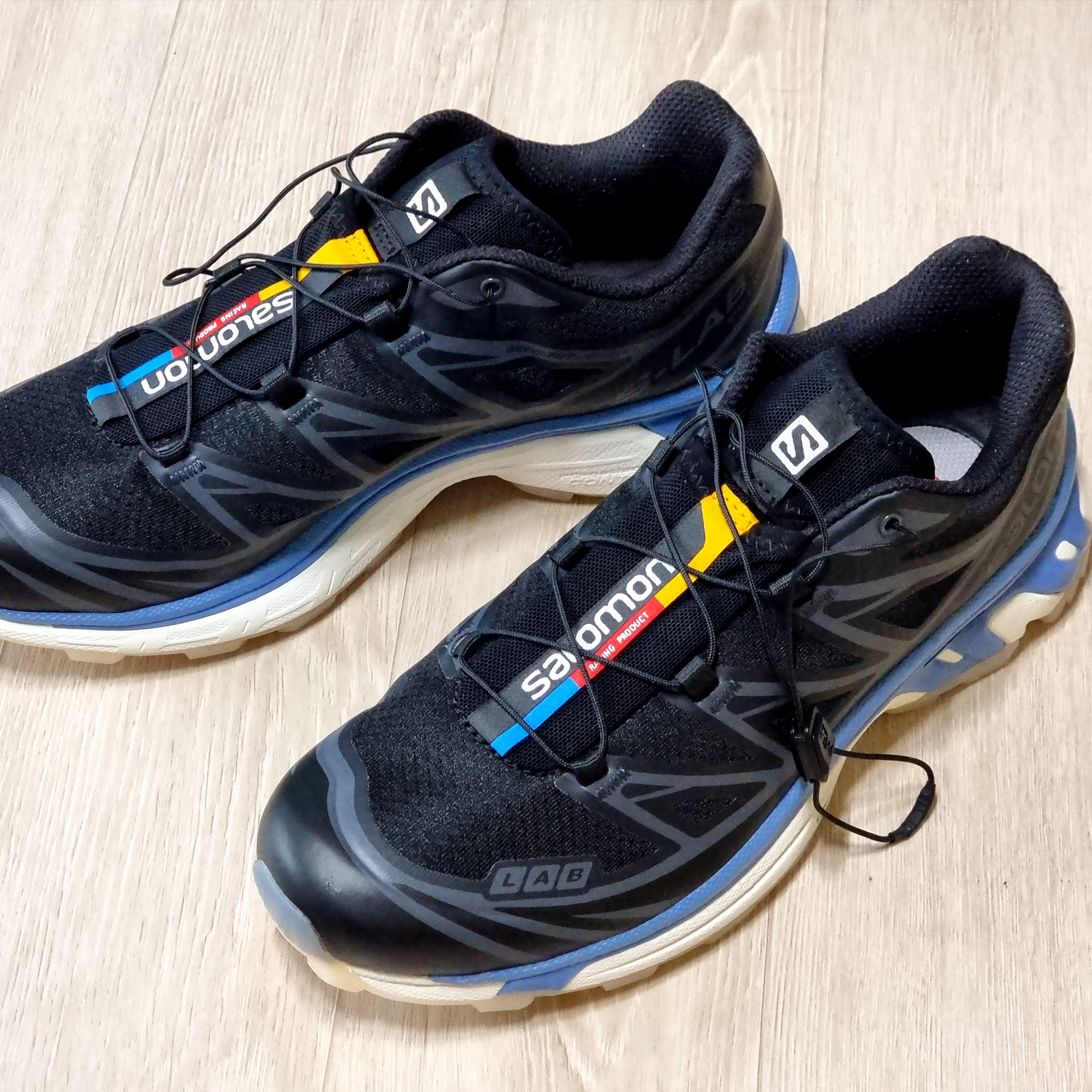 Salomon XT-6 Clear Black Riviera 착용 스타일 - 2