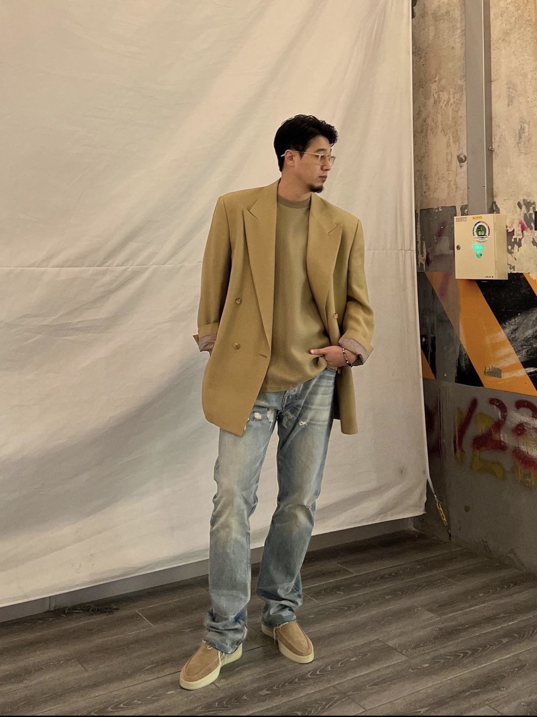 Fear of God The Loafer Daino 착용 스타일
