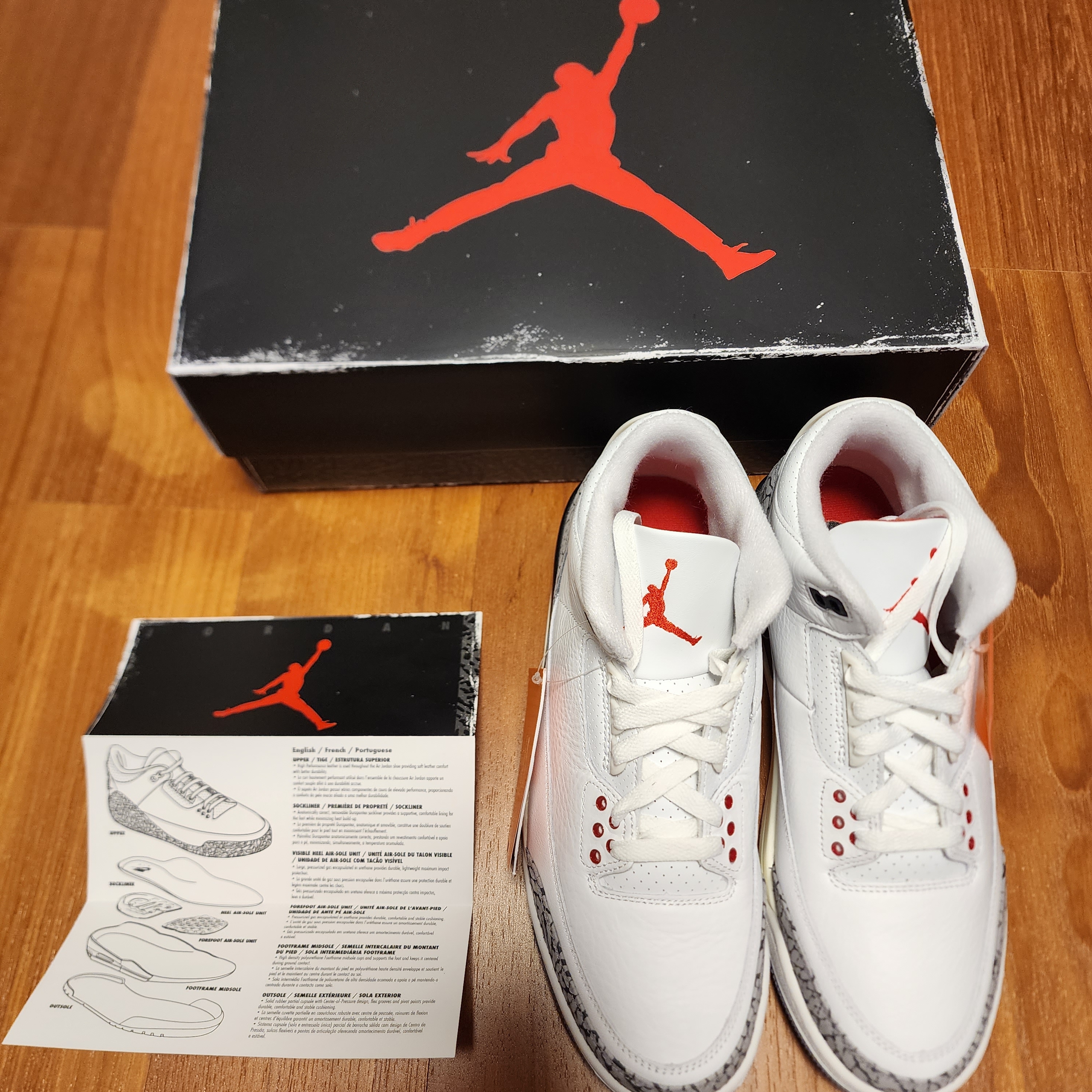 Jordan 3 Retro White Cement Reimagined 착용 스타일 - 5