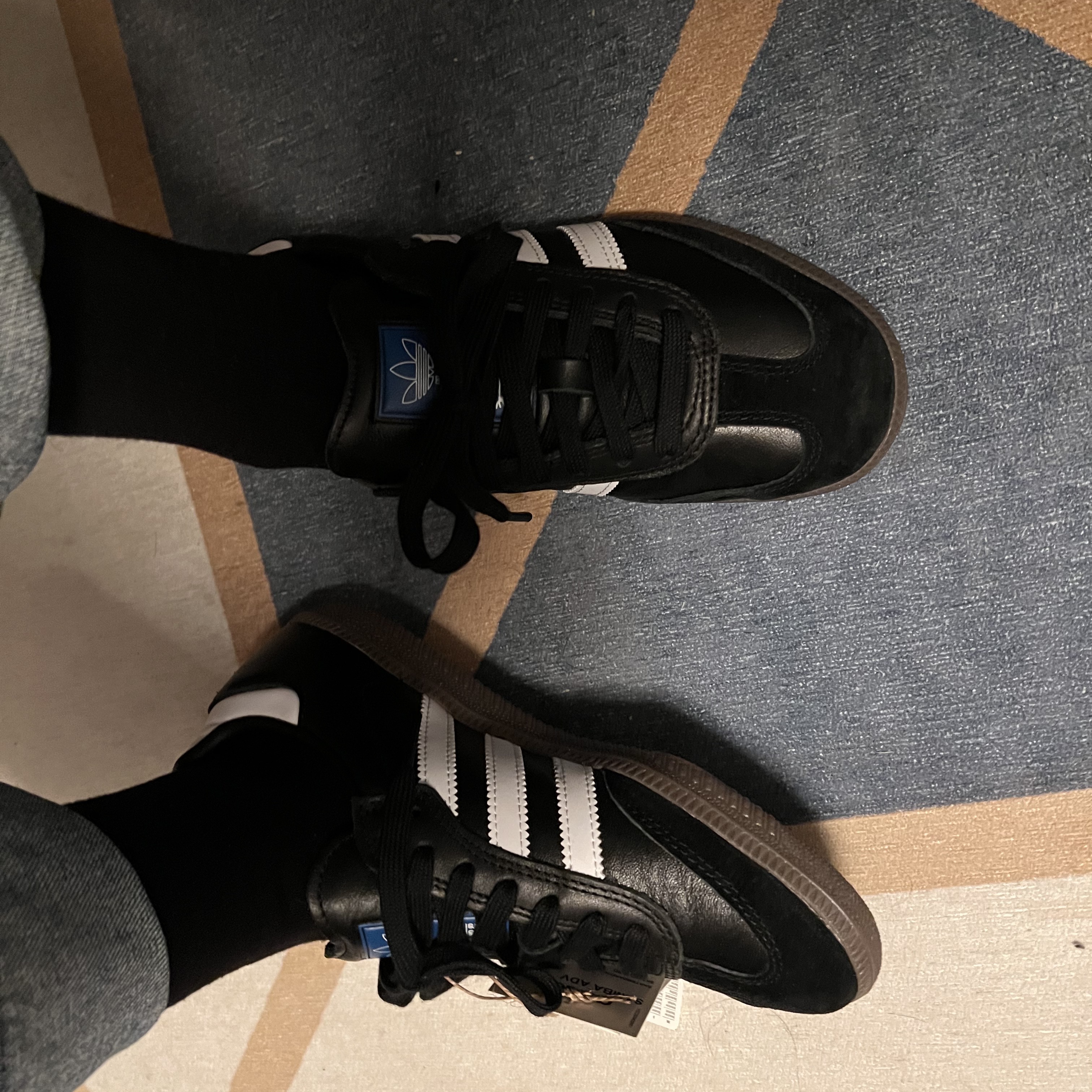 Adidas Samba ADV Black 착용 스타일 - 2