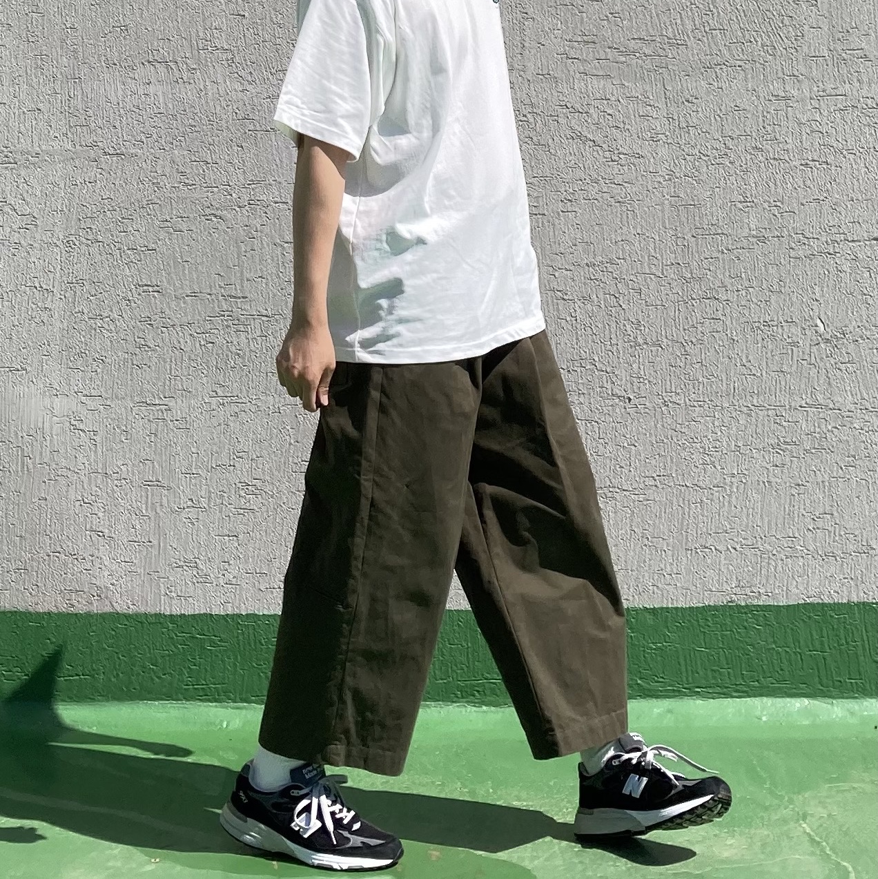 New Balance 993 Made in USA Black - D Standard 착용 스타일